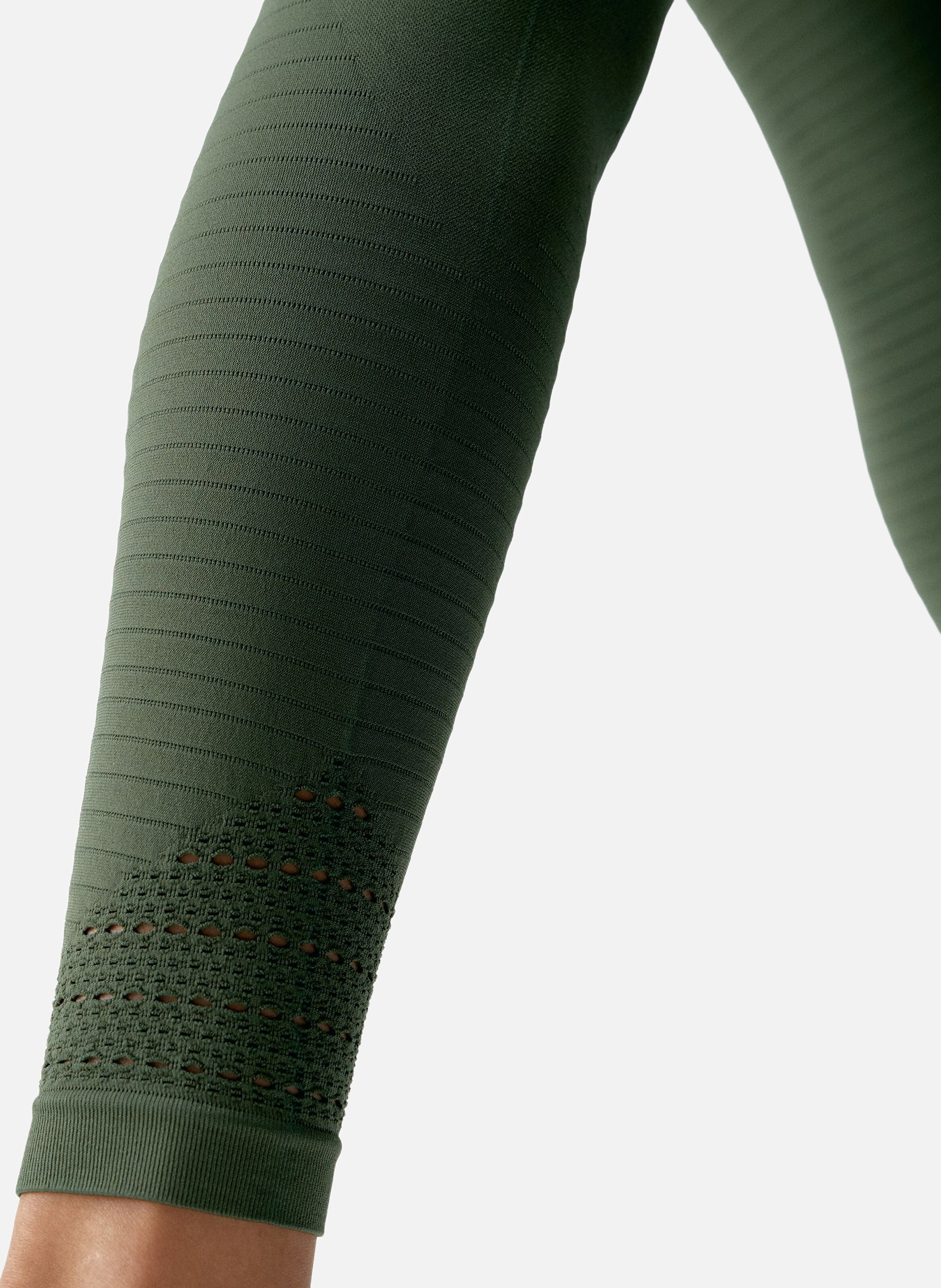 Legging de sport long seamless hatha BORN LIVING YOGA Kaki