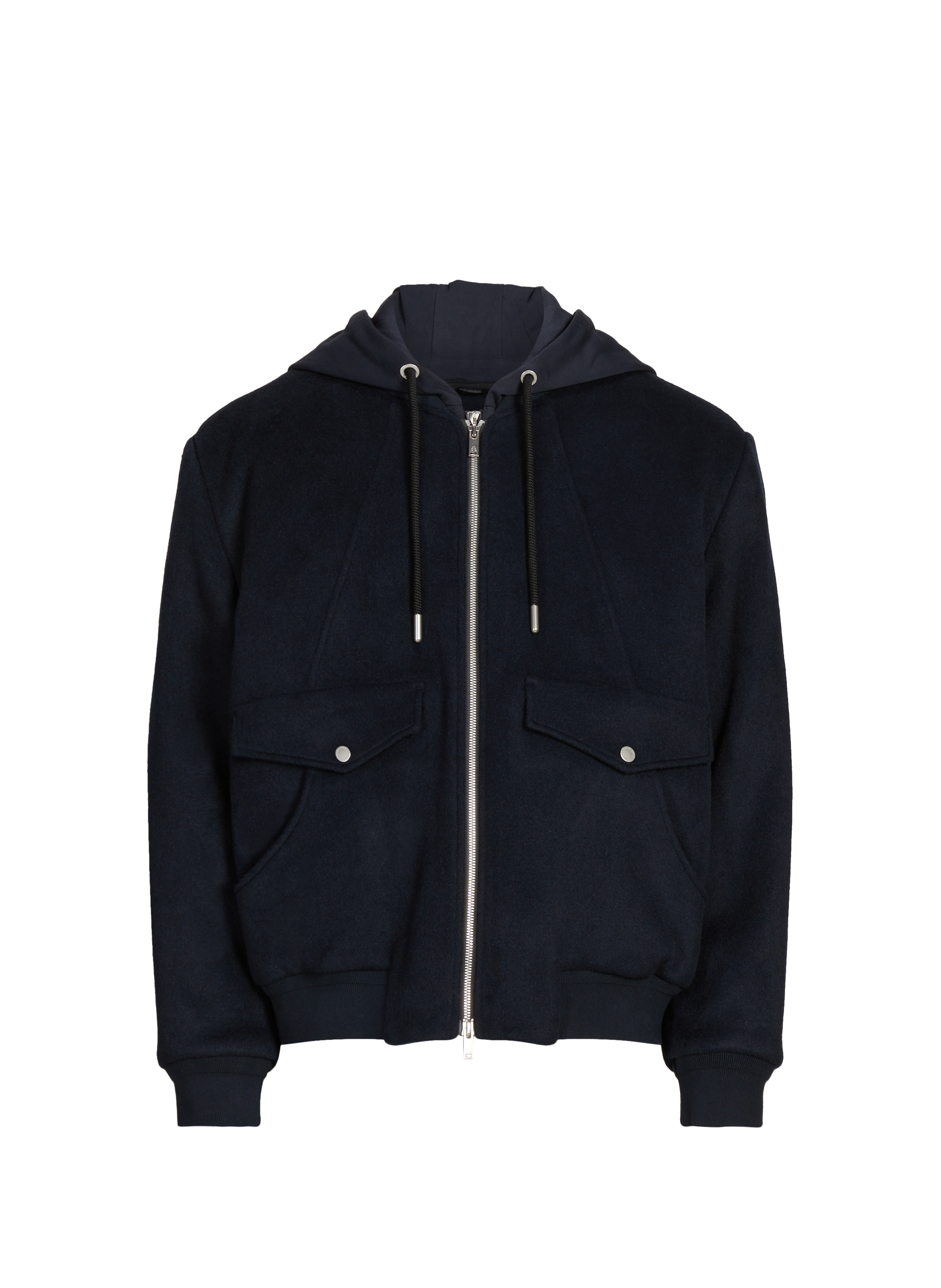 MOOSE KNUCKLES Parka ample en laine mélangée Bleu