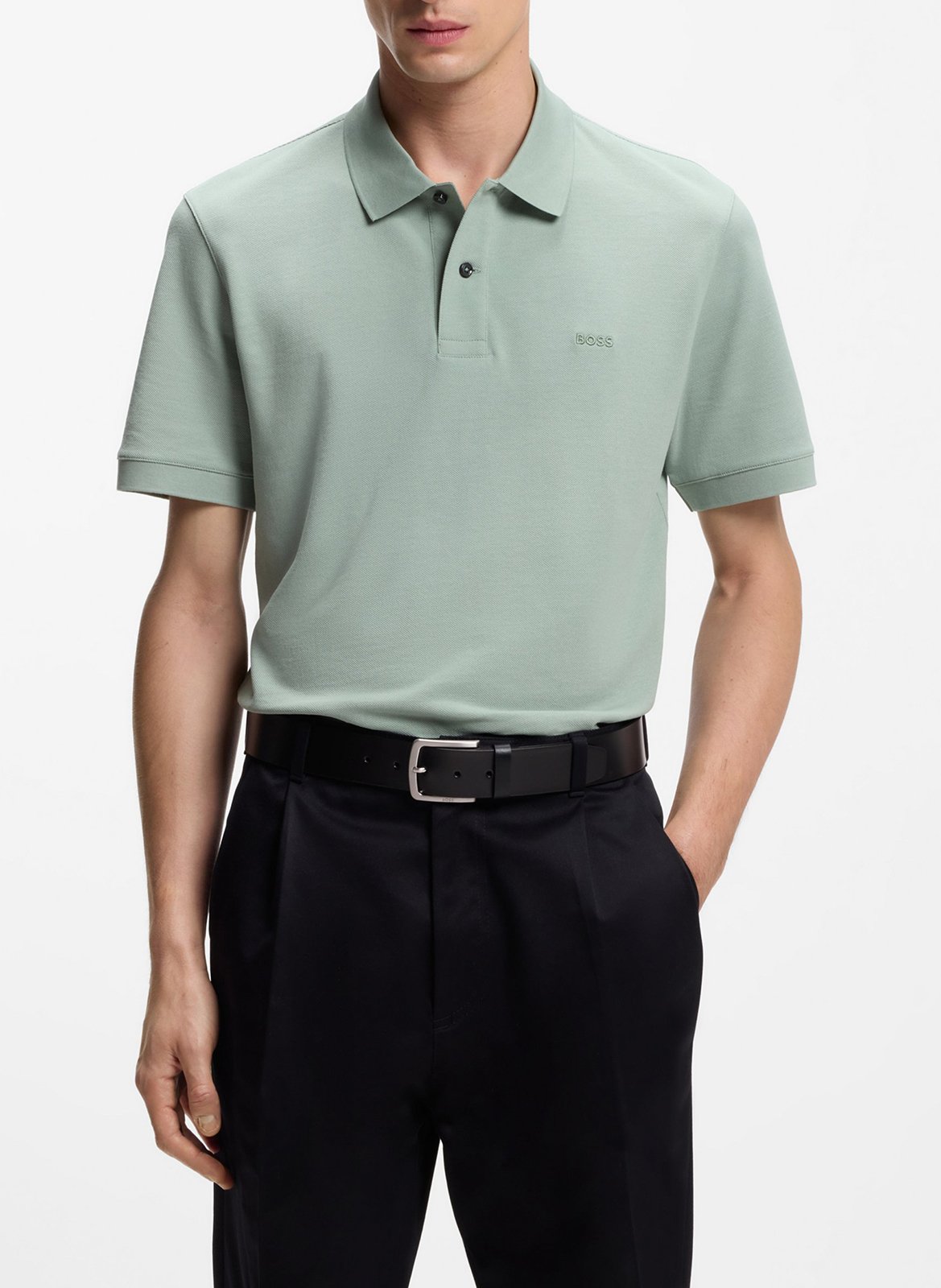 Ceinture en cuir BOSS Noir