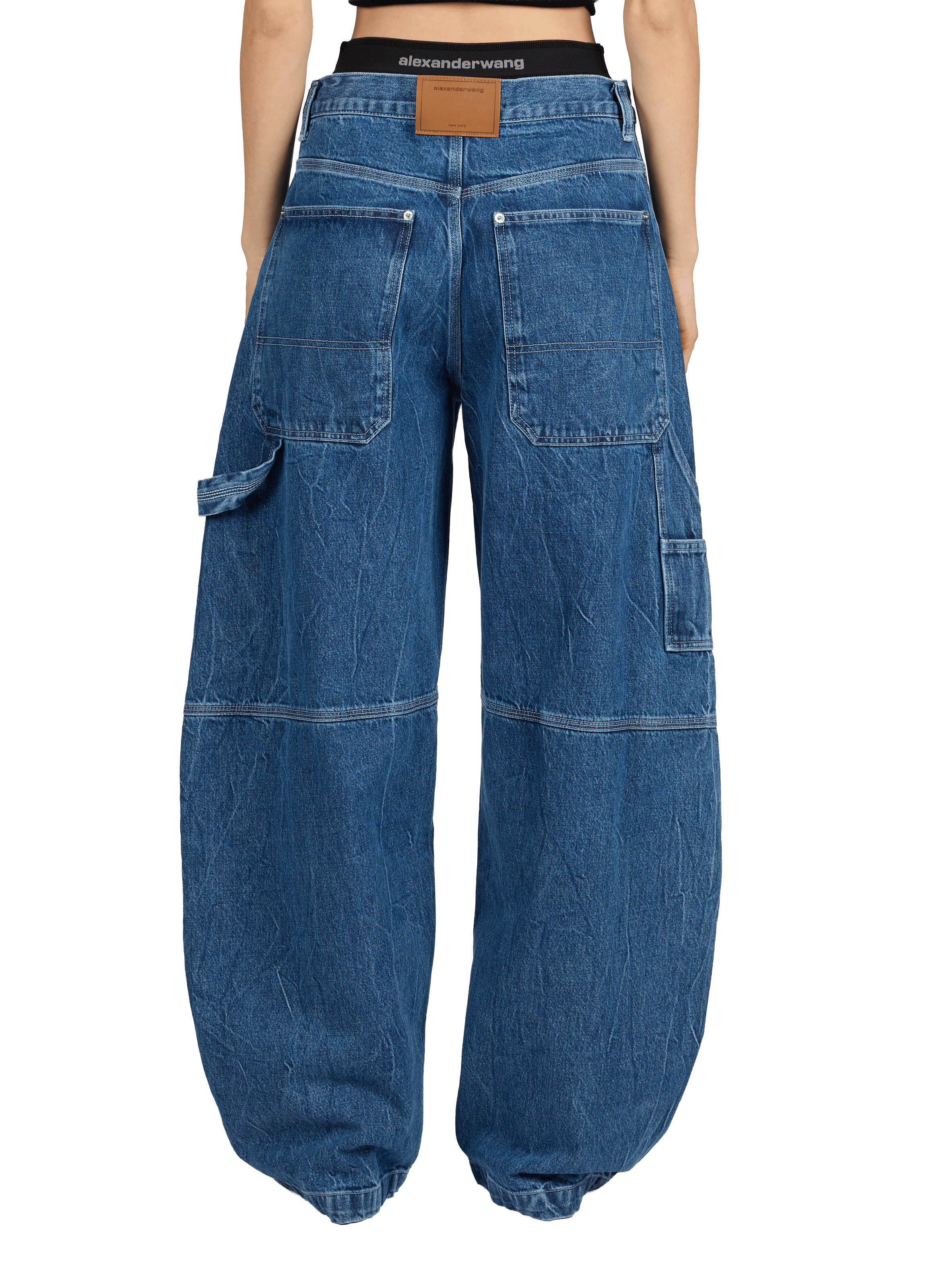 Cargo avec boxer amovible ALEXANDER WANG Bleu