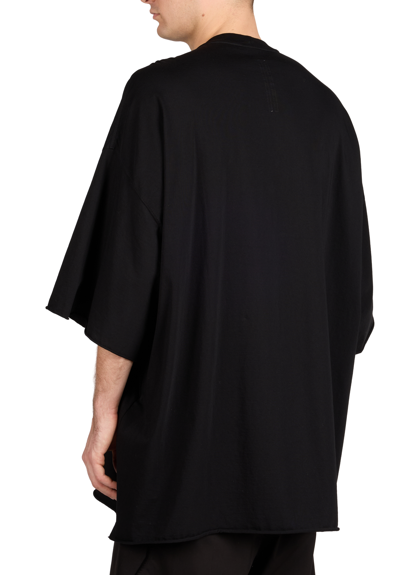 T-shirt manches courtes en coton RICK OWENS Noir