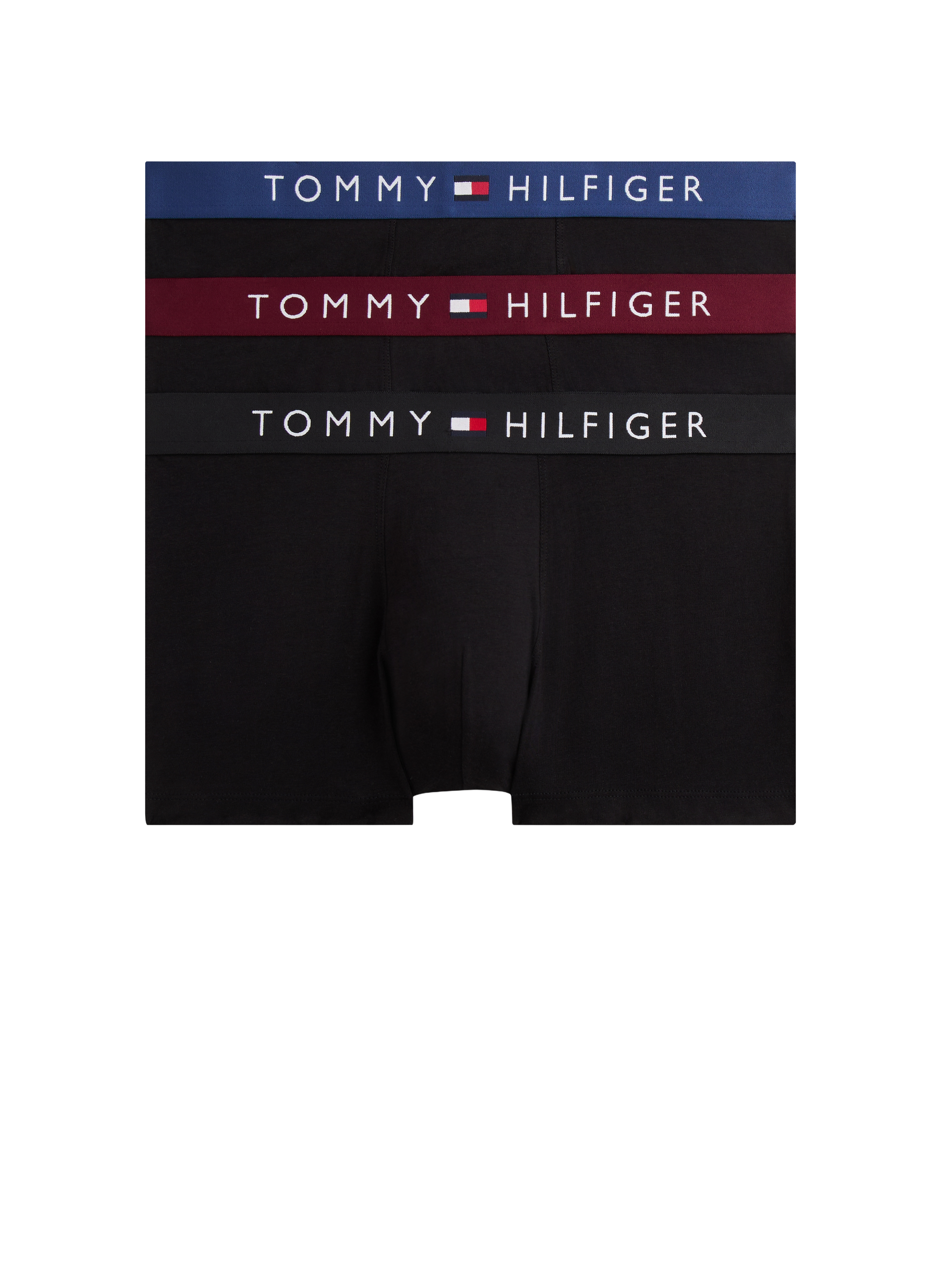 Lot de 3 caleçons en coton TOMMY HILFIGER Noir