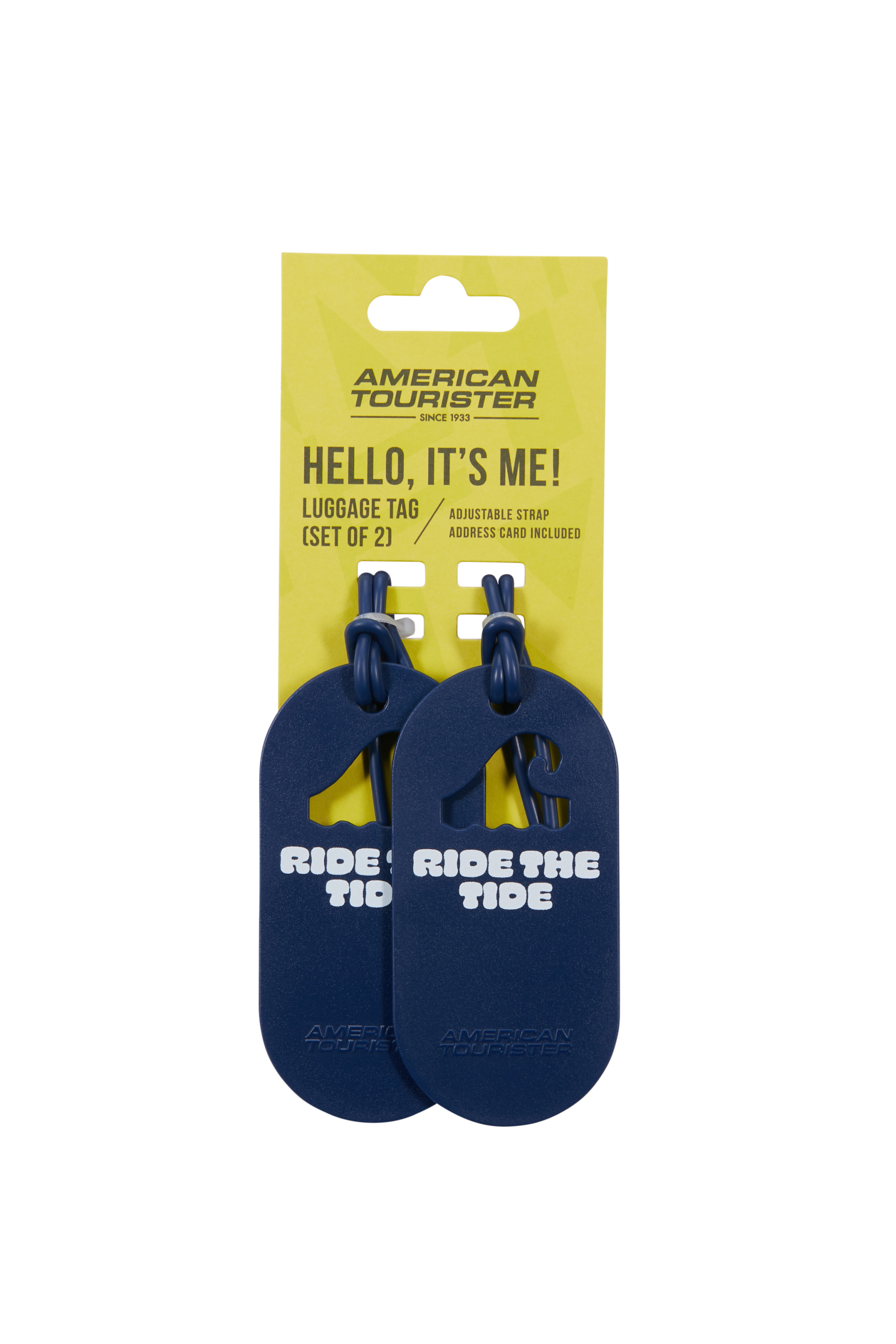 Étiquette bagages taille s Bleu