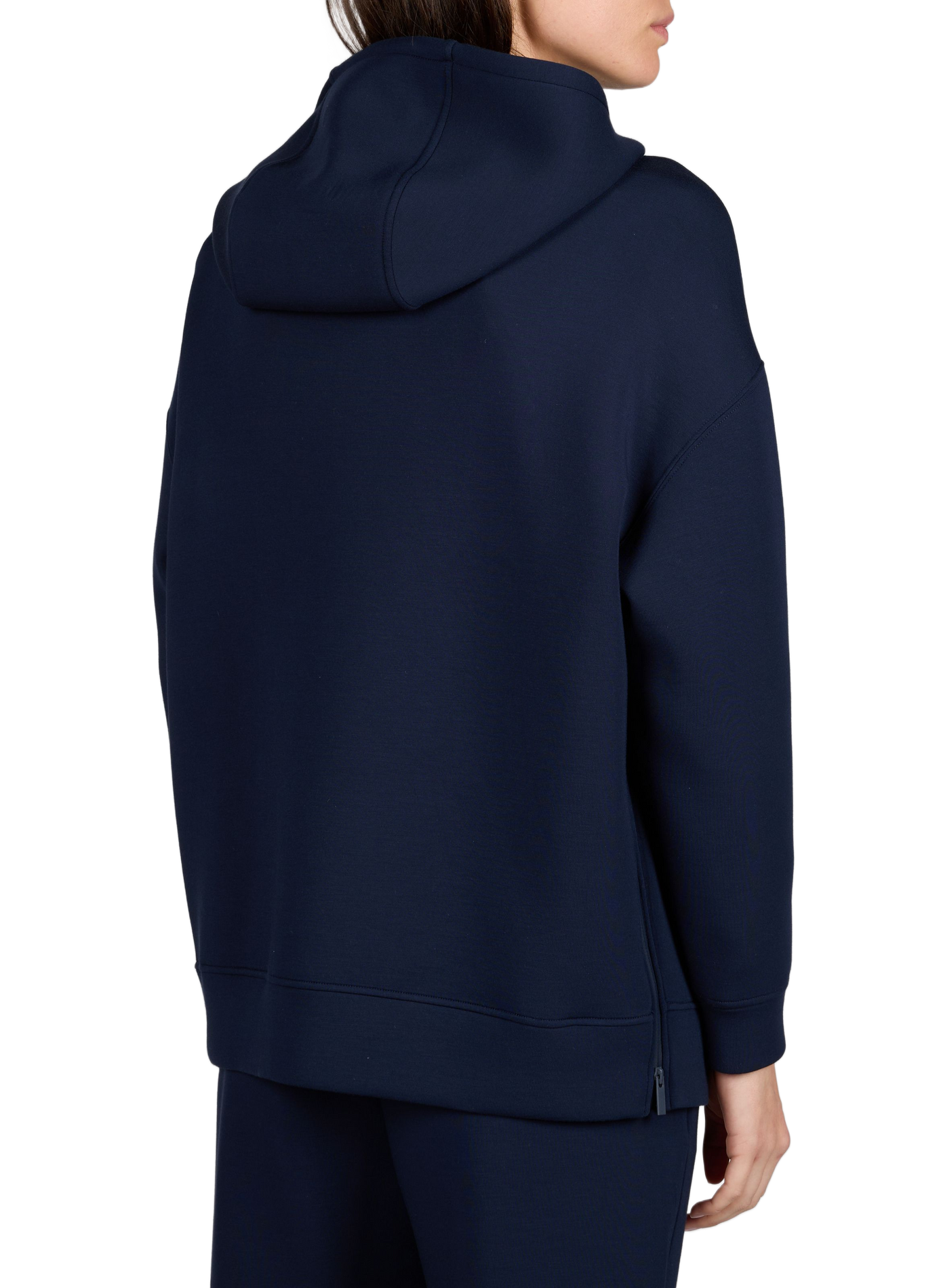 Sweat uni à capuche MAX MARA WEEK END Bleu