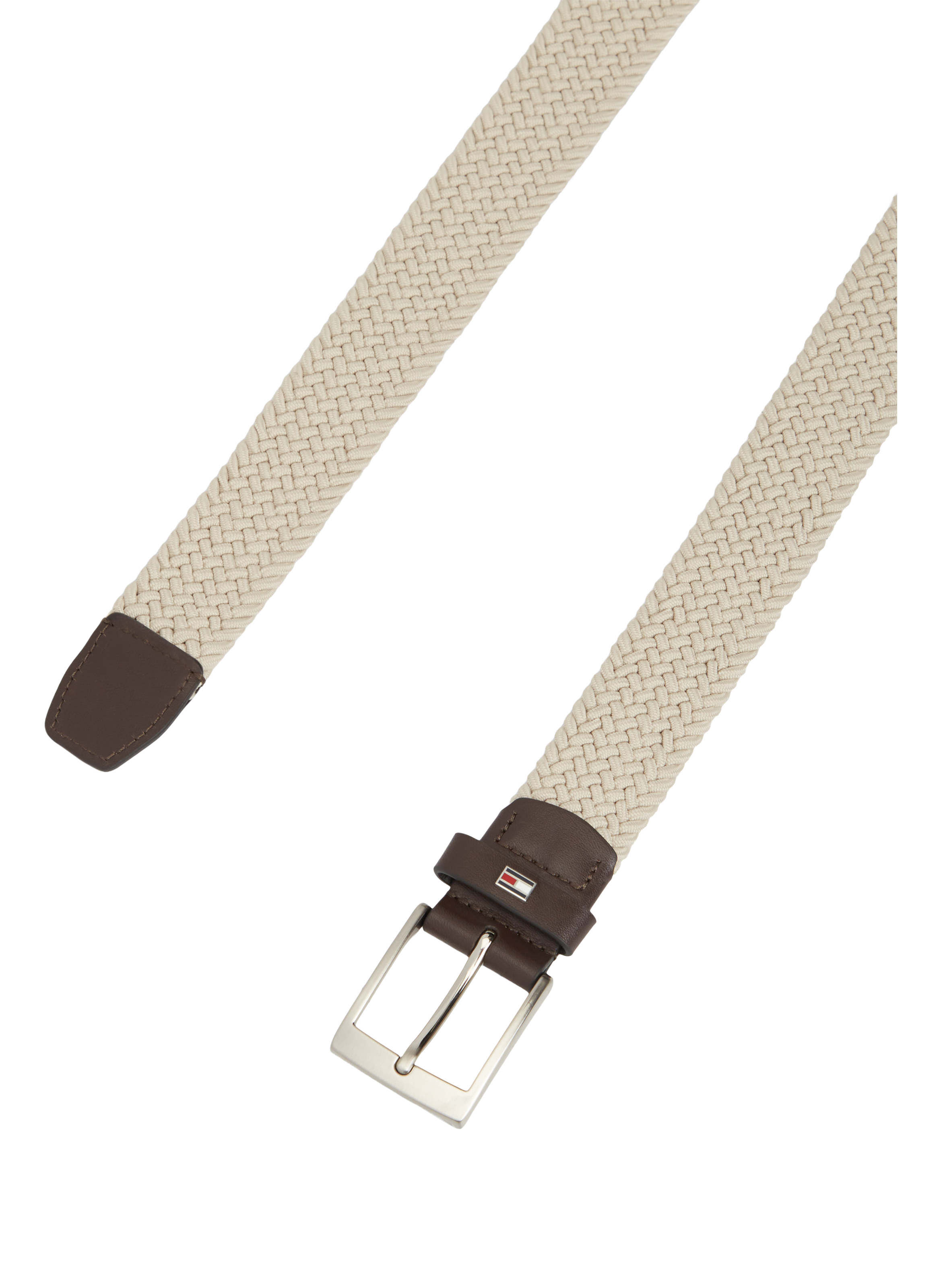 Ceinture stretch tressée TOMMY HILFIGER Beige