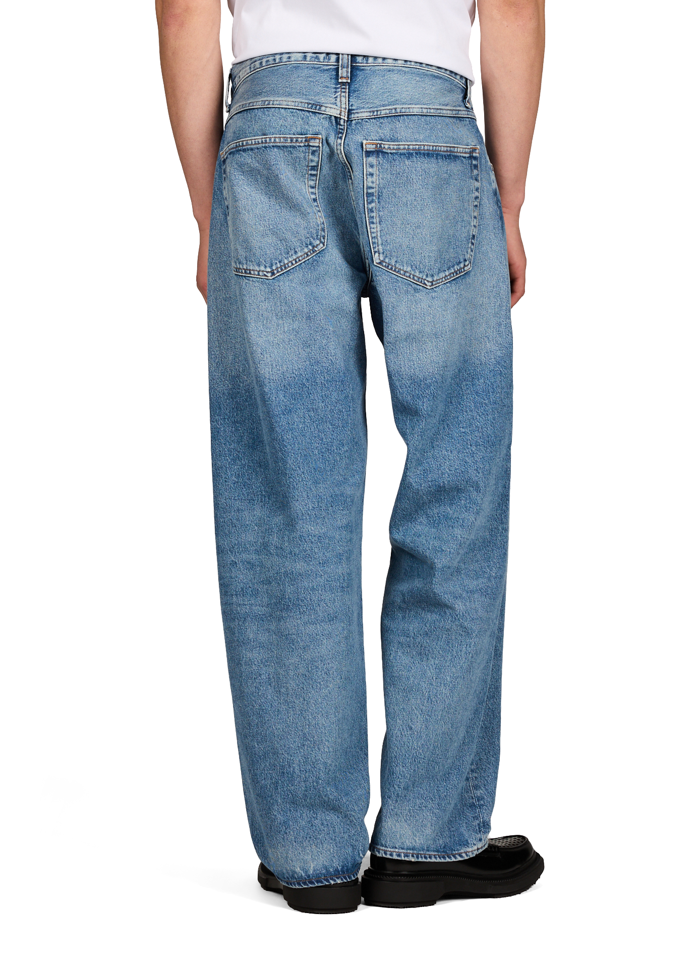Wide cotton jeans AGOLDE Blue