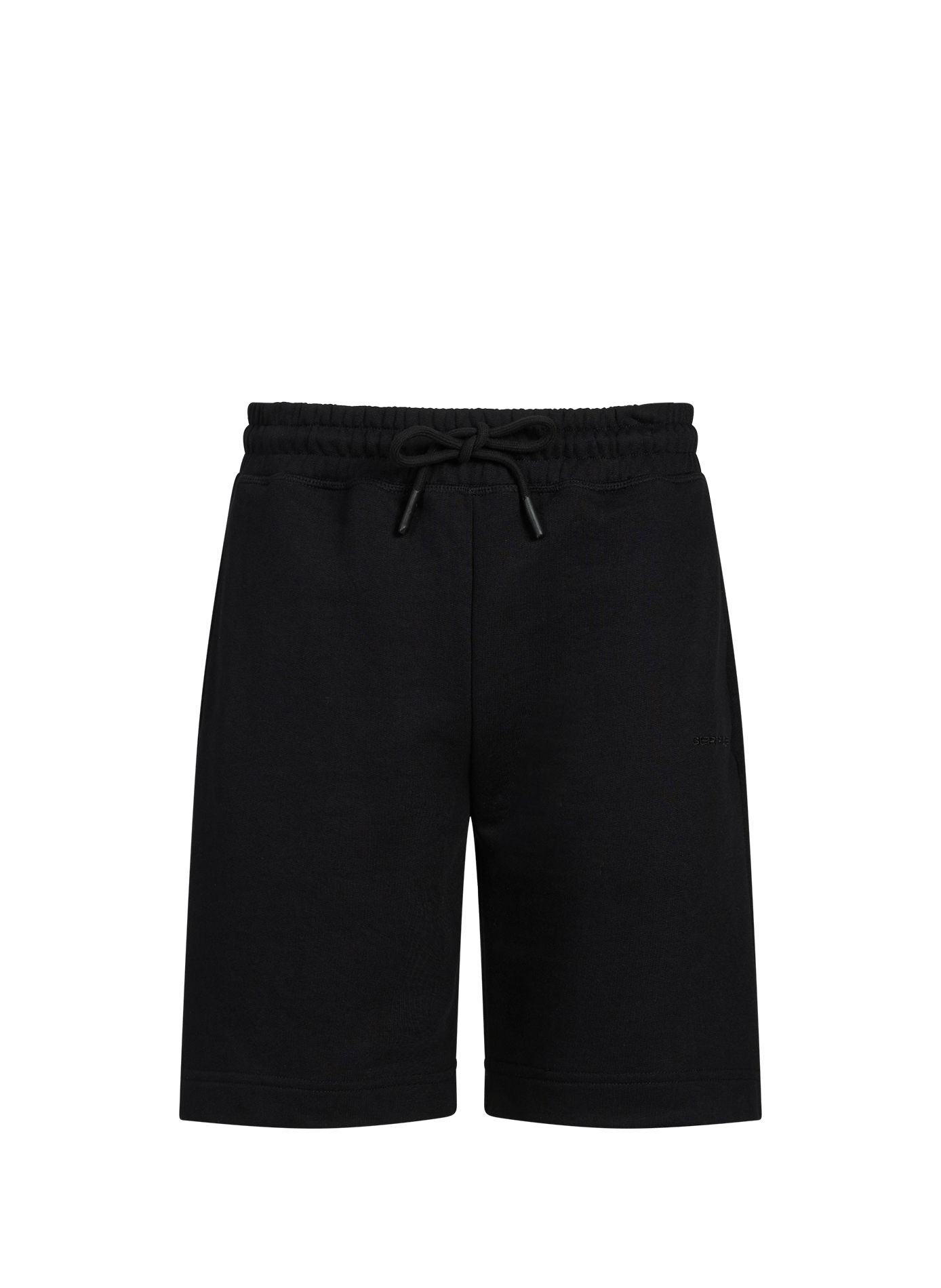 Short Yann uni en coton mélangé GERTRUDE ET GASTON Noir