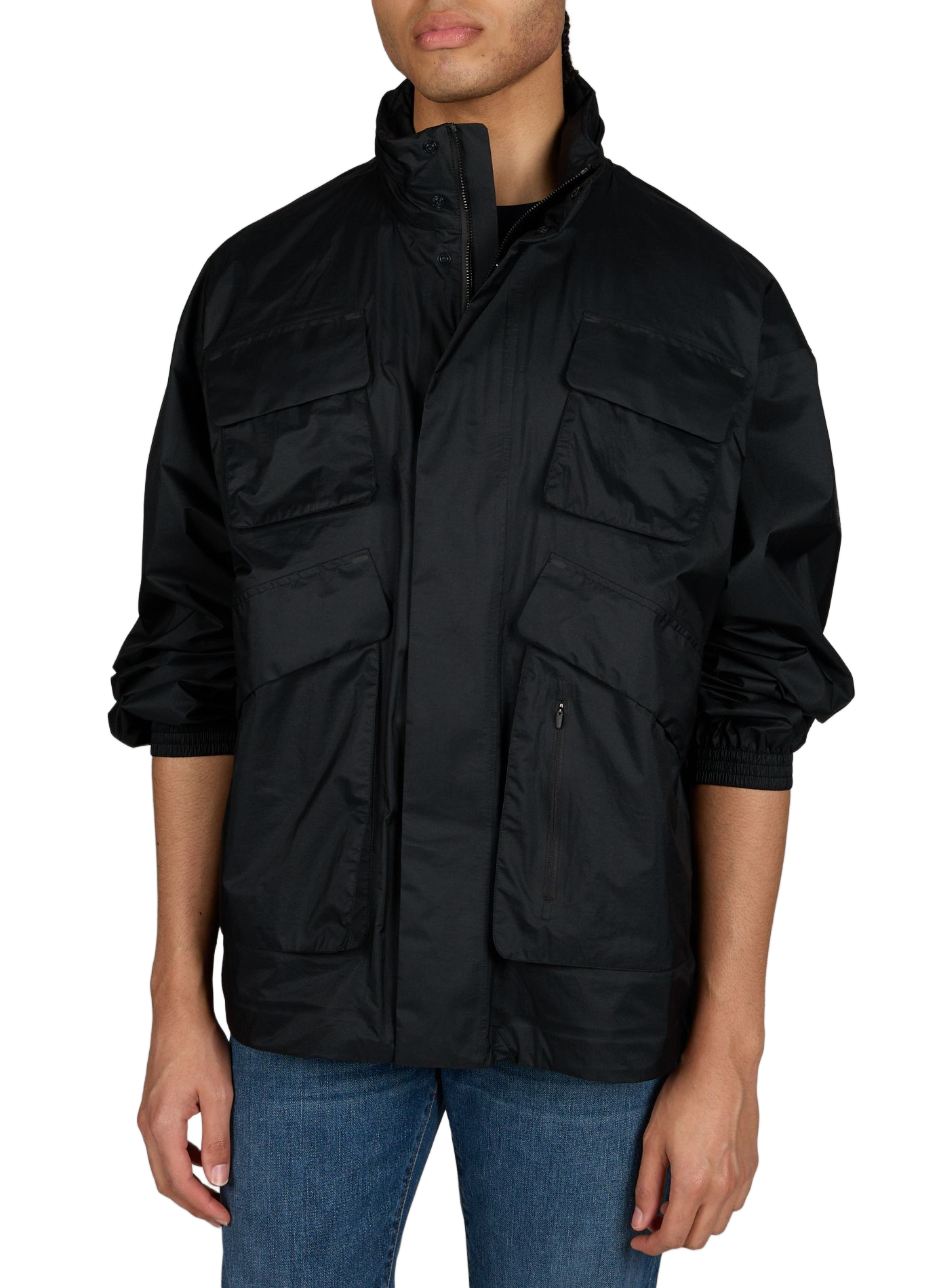 Parka droite col montant SAVE THE DUCK Noir