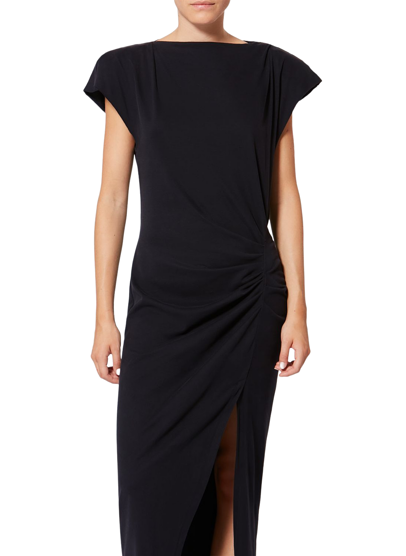 Nadela cotton jersey dress ISABEL MARANT Black