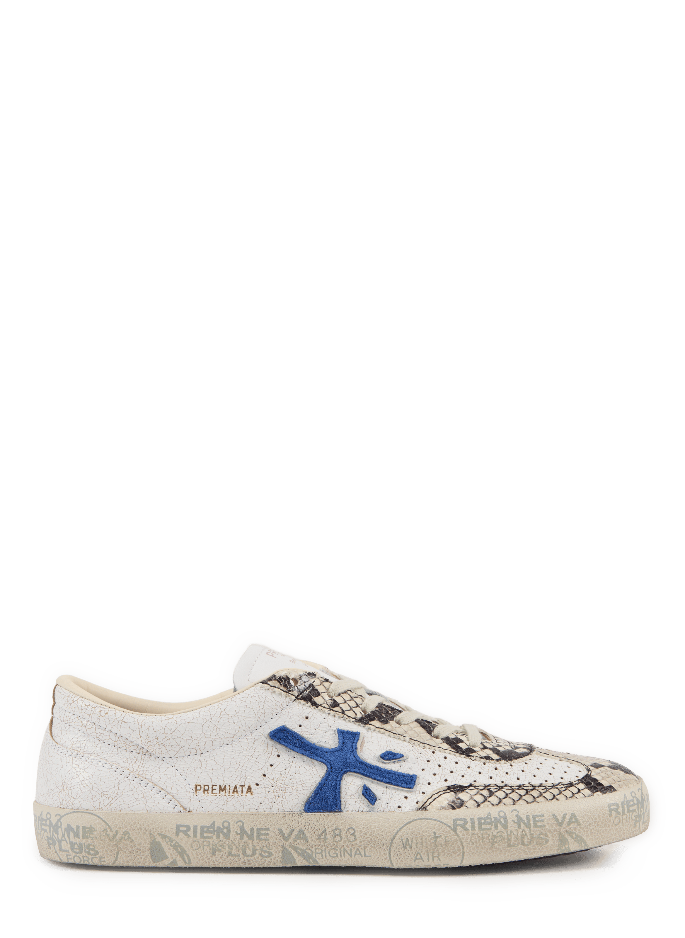 Baskets Davidd en cuir mélangé PREMIATA Blanc