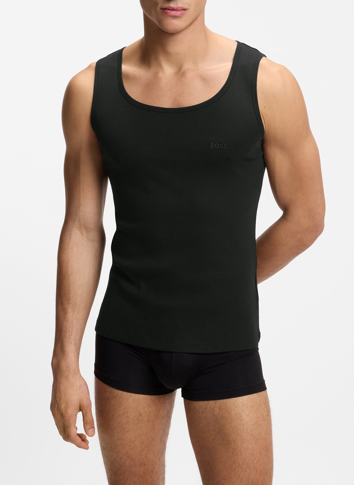 Lot de trois débardeurs en coton BOSS Multicolore