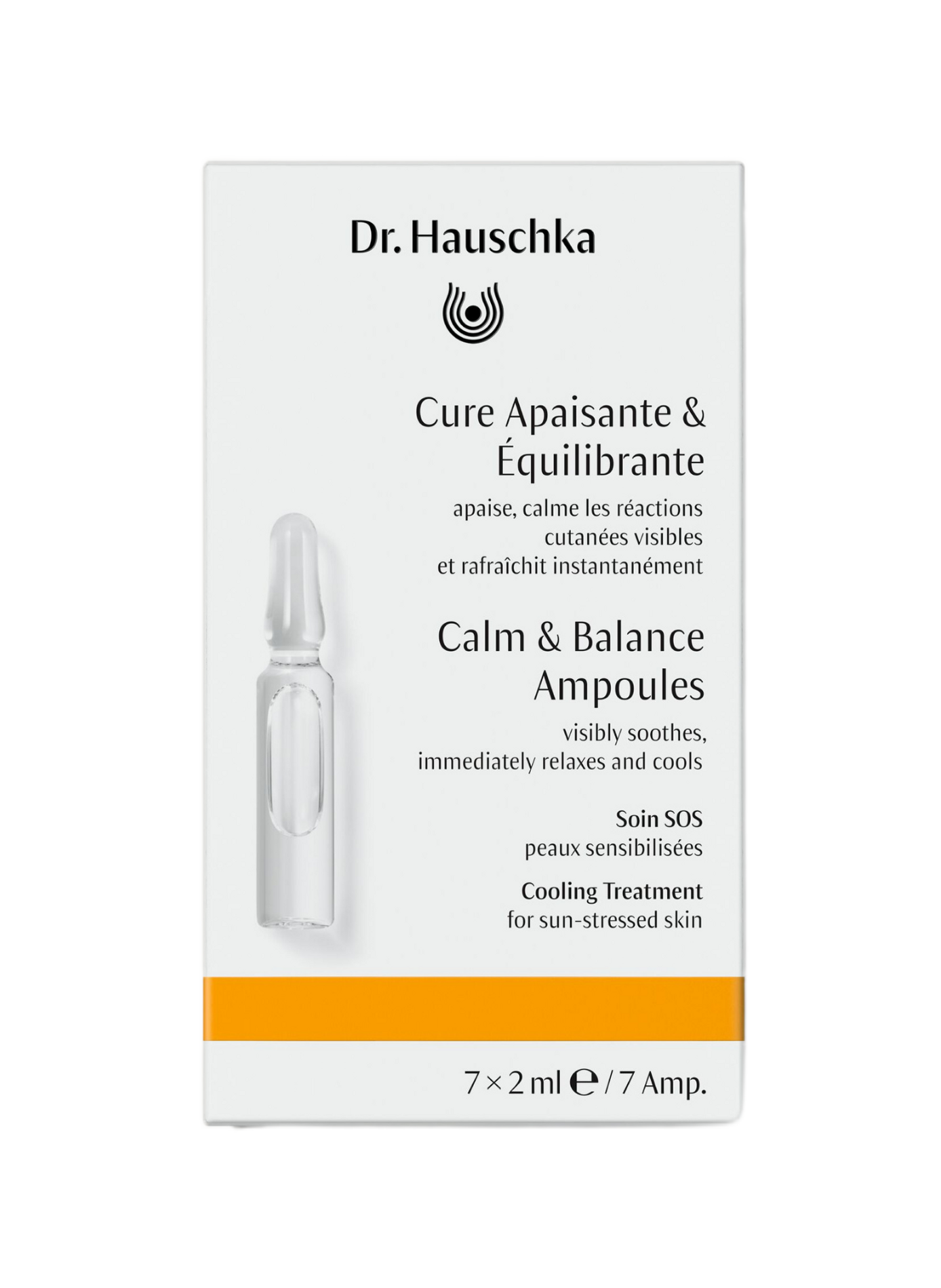Soothing & Balancing Treatment 7 ampoules x 2 ml DR HAUSCHKA No color