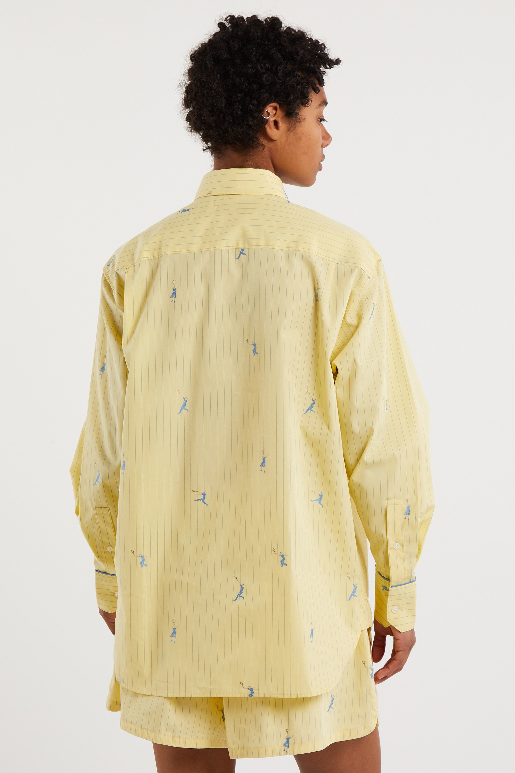 Chemise chemise manches courtes LACOSTE Jaune