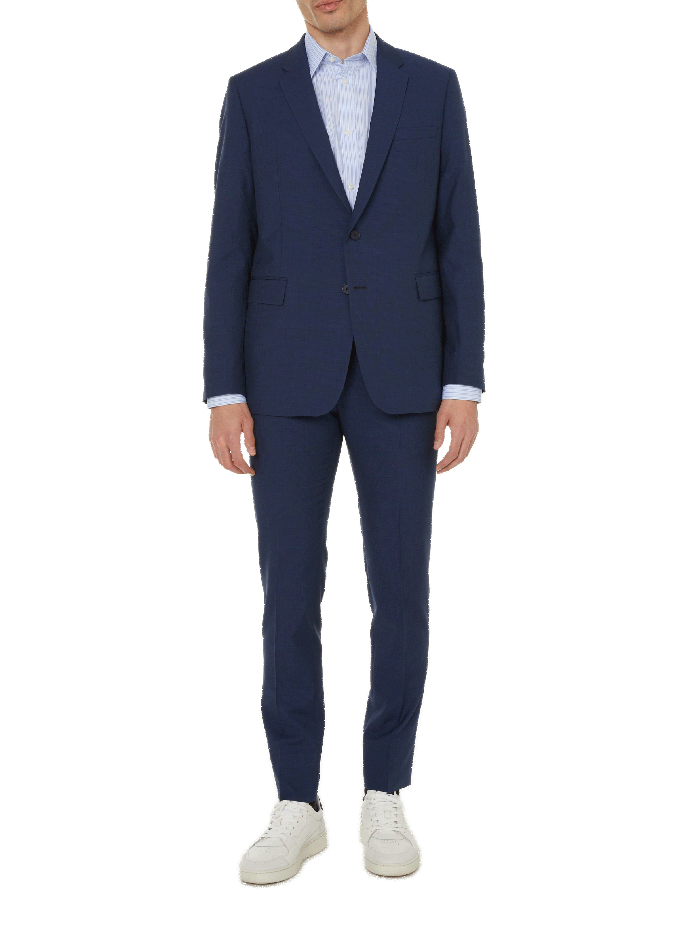 Pantalon de costume en laine  SAISON 1865 Bleu