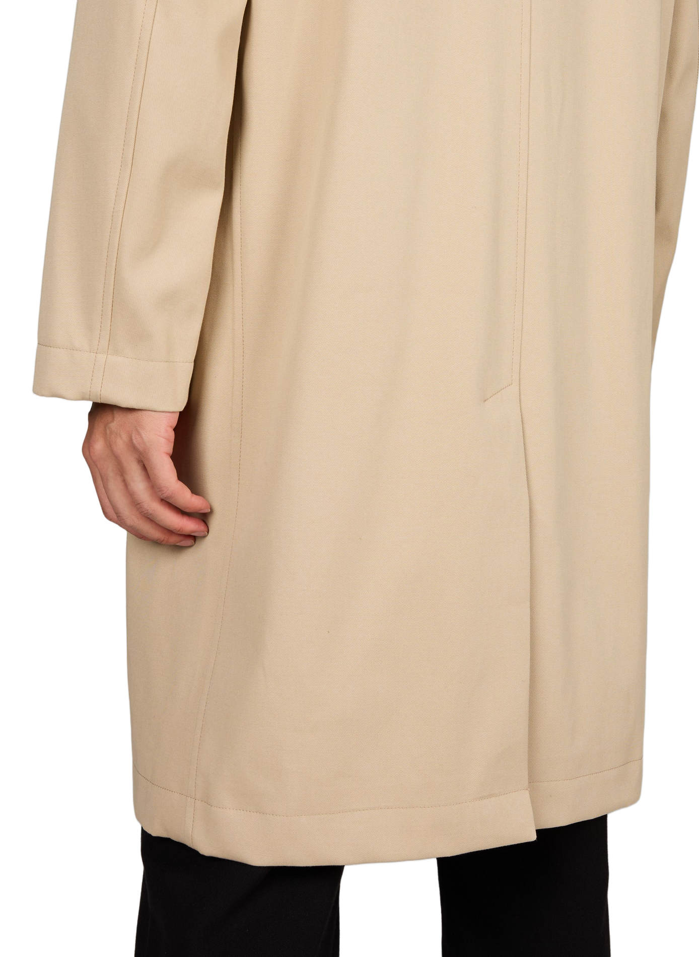 Trench oversize col classique en coton  A.P.C. Beige