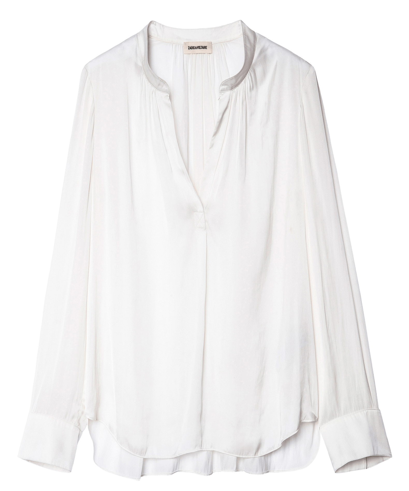 Blouse droite col v tink | Beige ZADIG&VOLTAIRE Femme