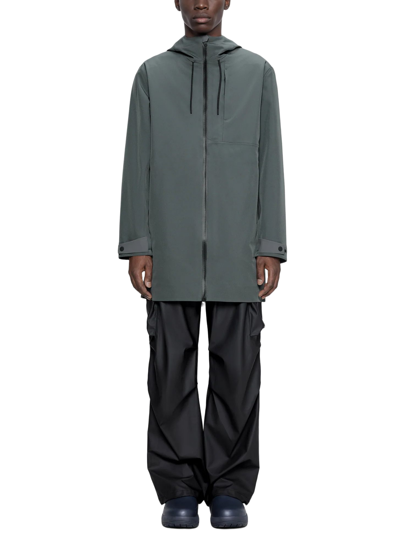 Parka SUVA SOFTSHE zippée RAINS Gris