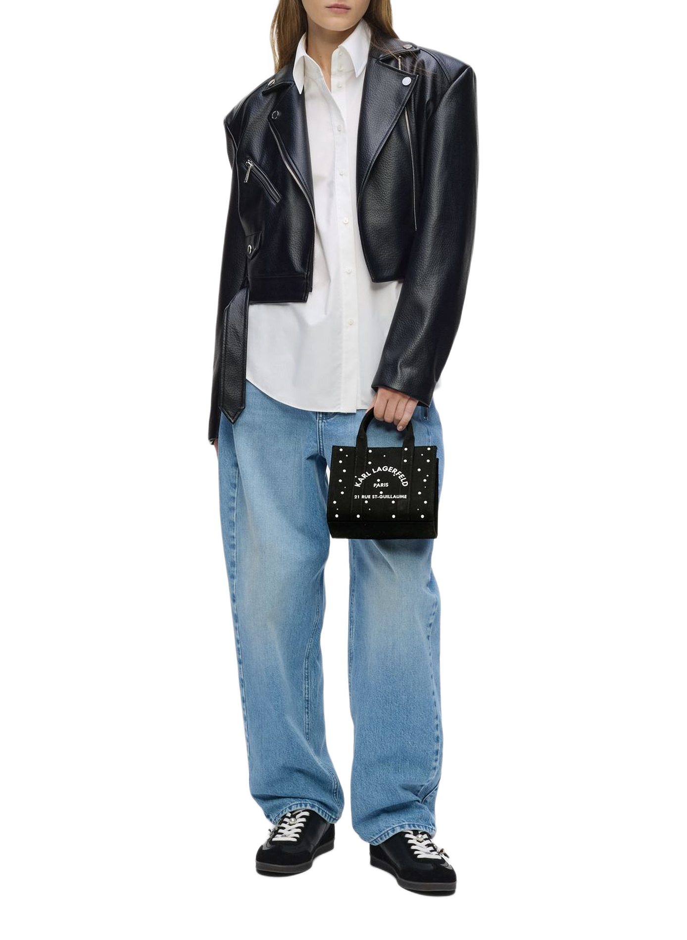 K/RSG Square handbag KARL LAGERFELD Black