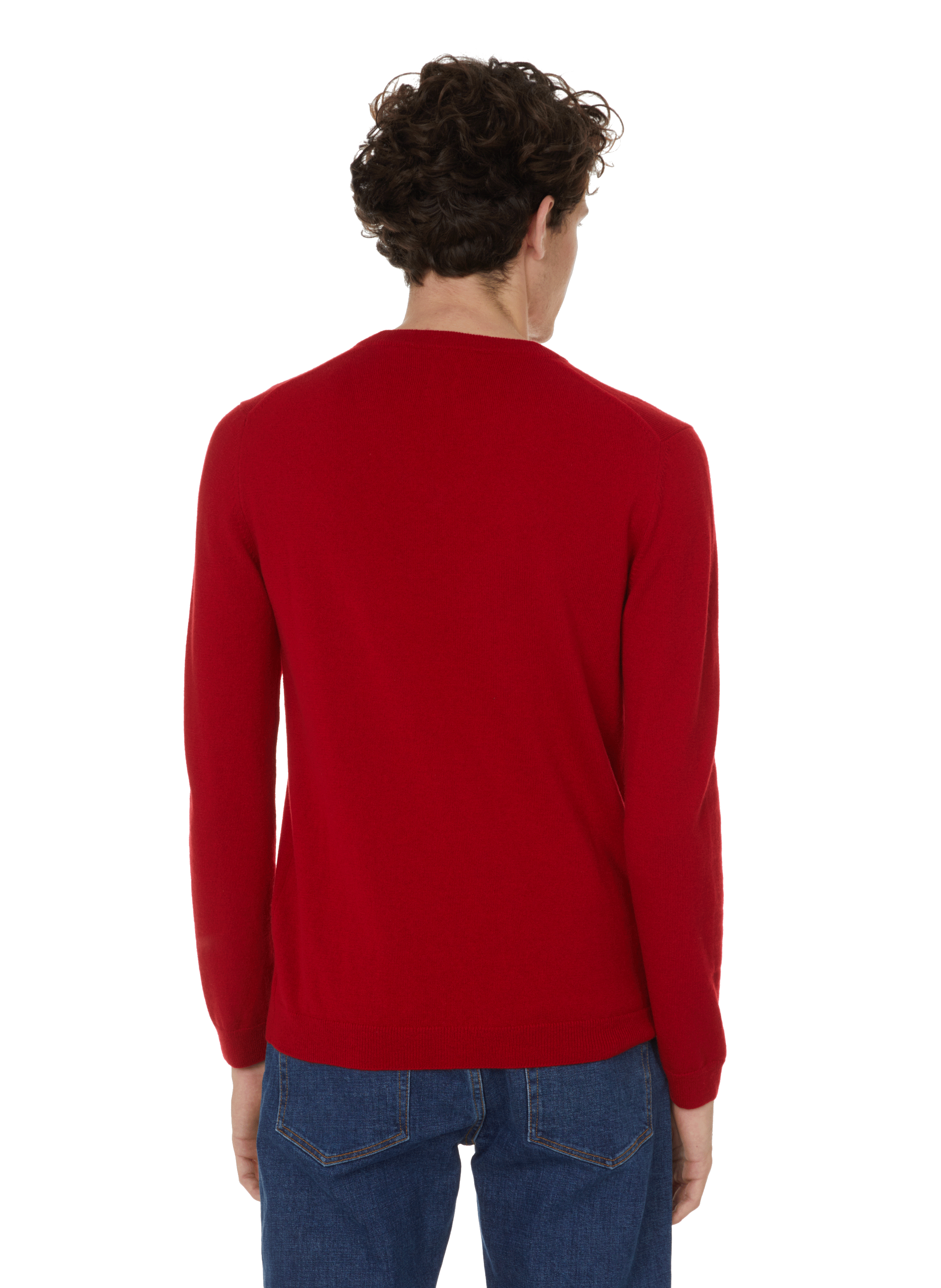 Pull en cachemire AU PRINTEMPS PARIS Rouge