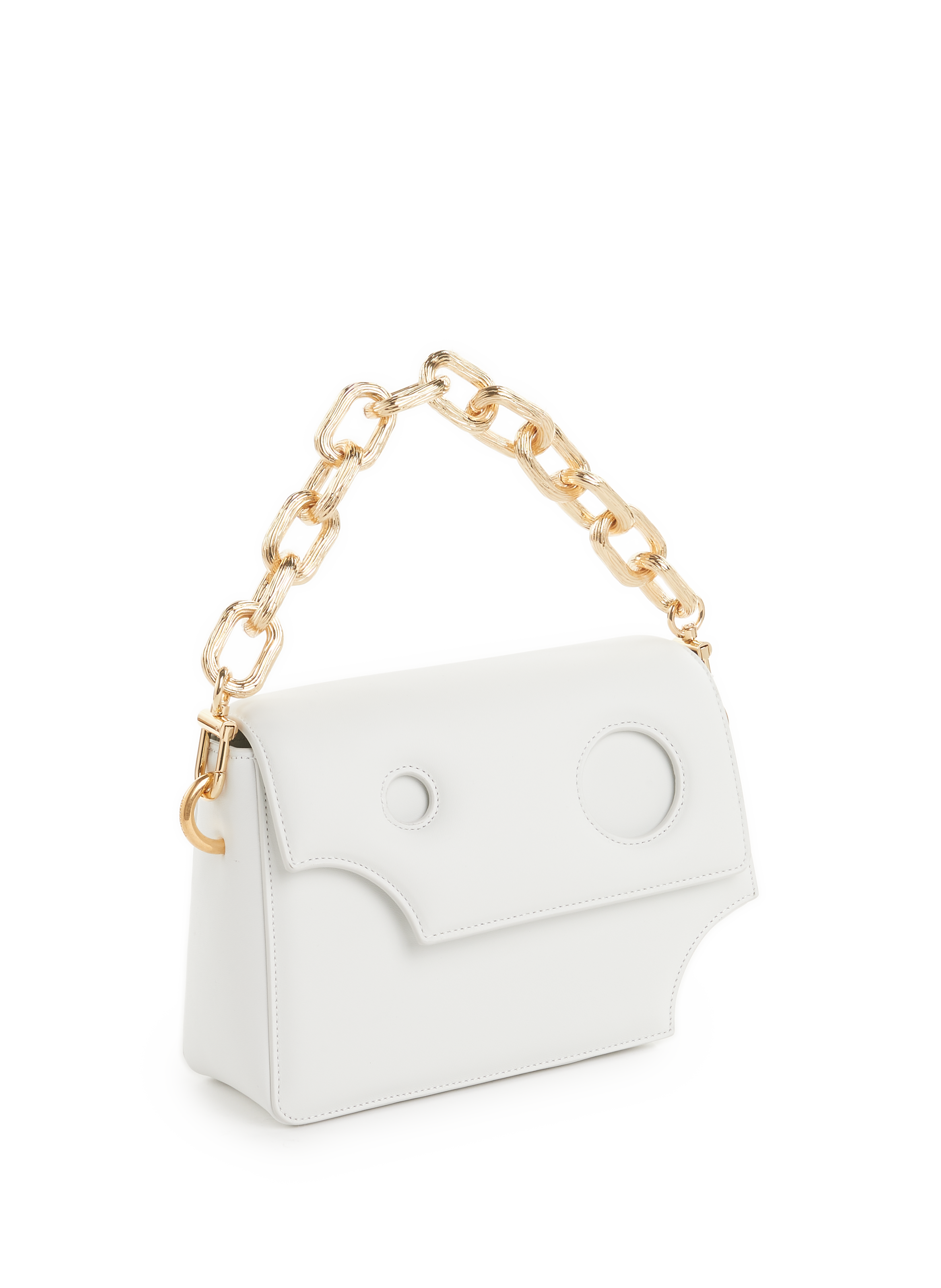 Sac à main Burrow en cuir OFF-WHITE Blanc