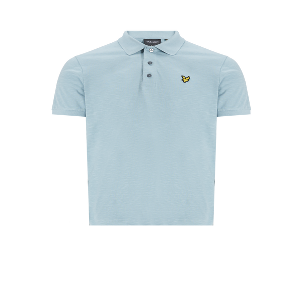 Lyle & Scott Givenchy Address Band Slim Cotton Polo Shirt In Blue