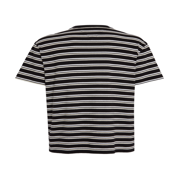 Tommy Hilfiger Striped T-shirt In Black