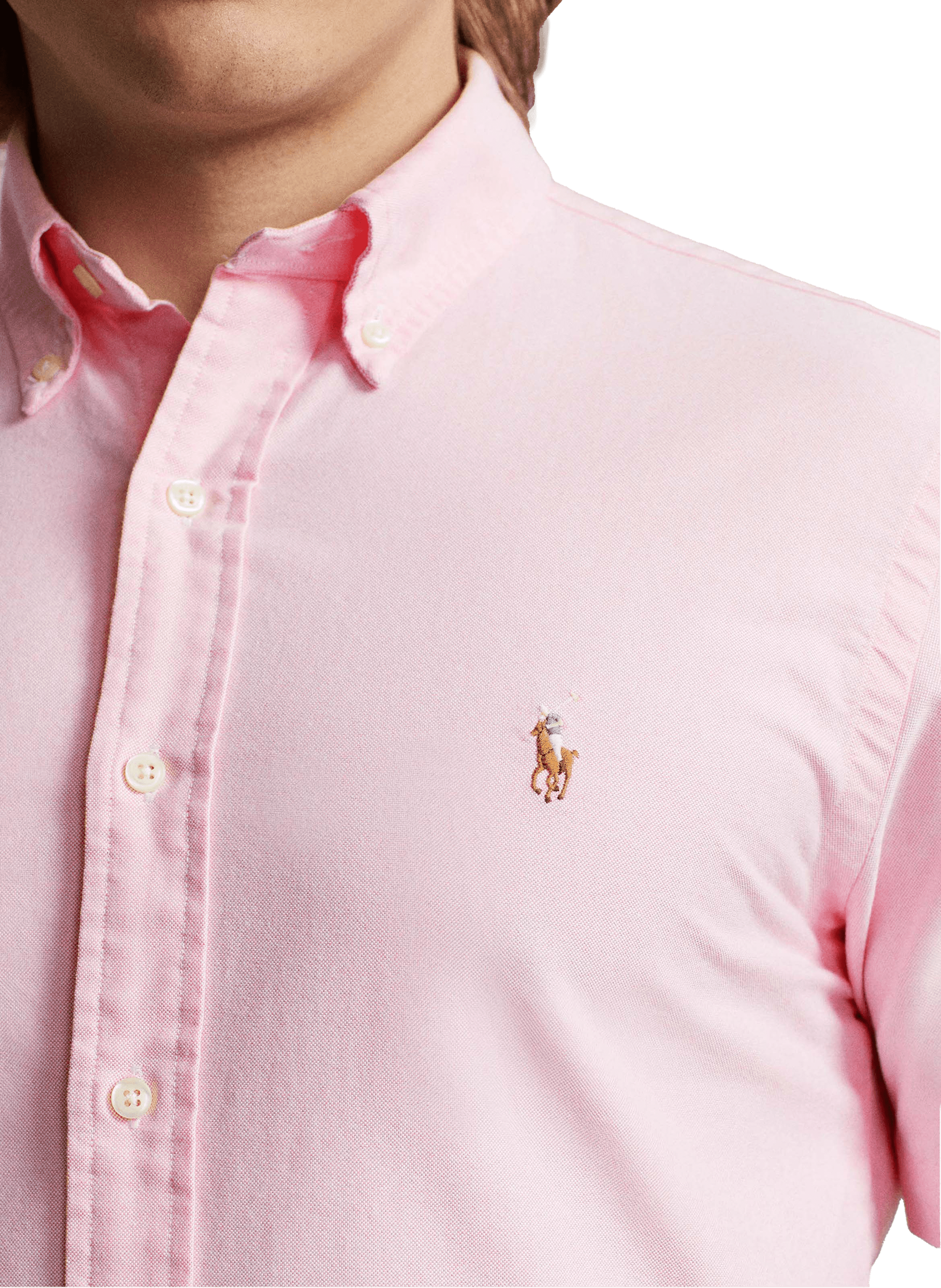 Chemise en coton POLO RALPH LAUREN Rose
