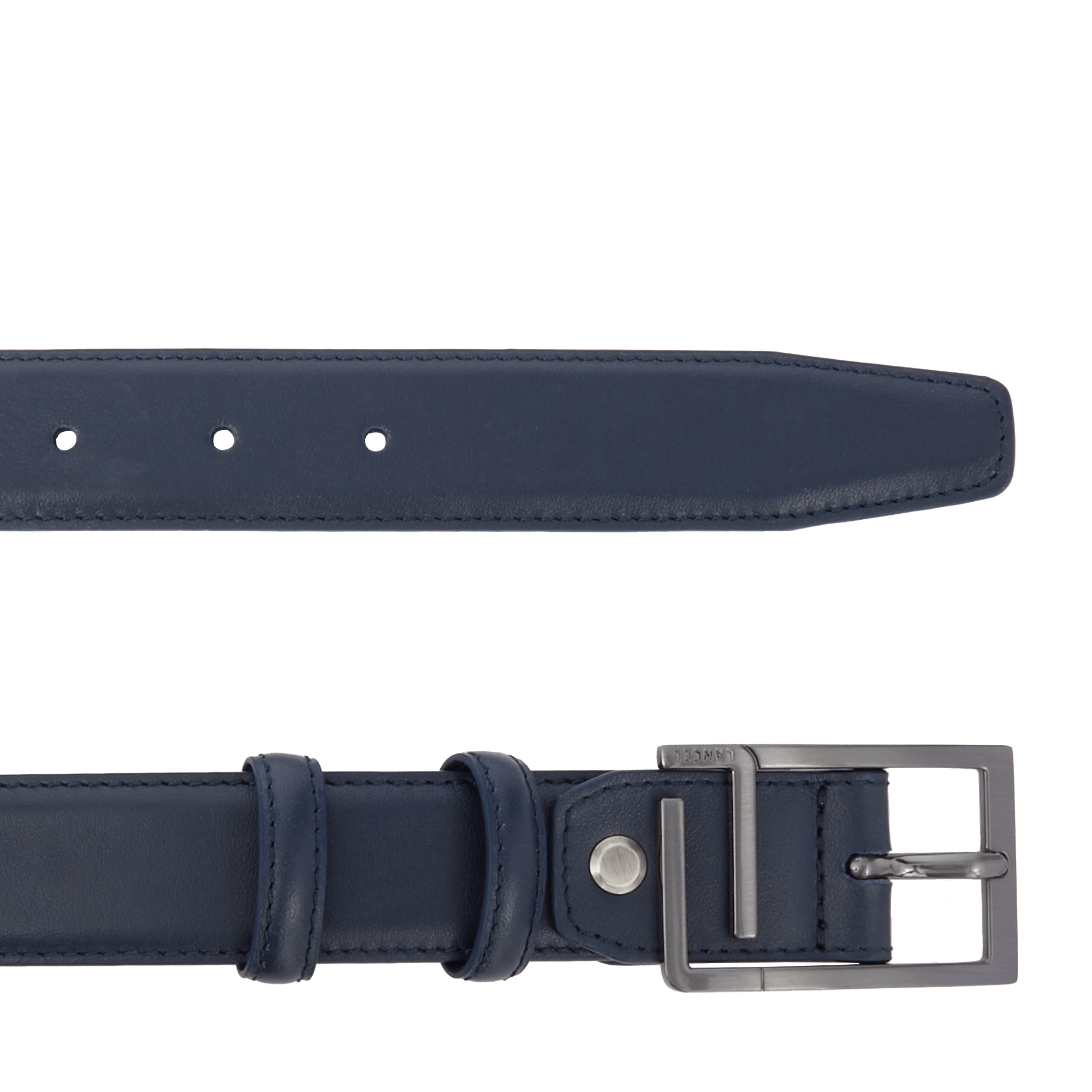 Ceinture - initials LANCEL Bleu