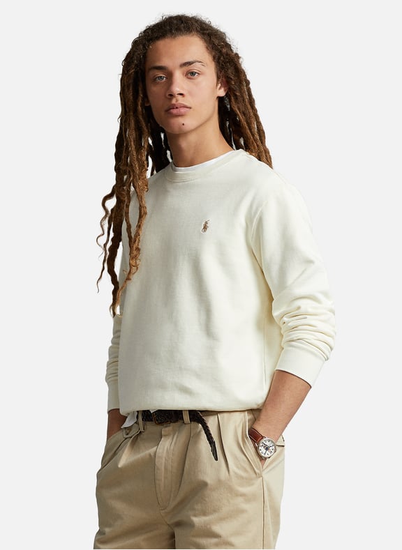 Sweatshirt en coton Beige by POLO RALPH LAUREN POLO RALPH LAUREN Sweatshirt en coton Beige
