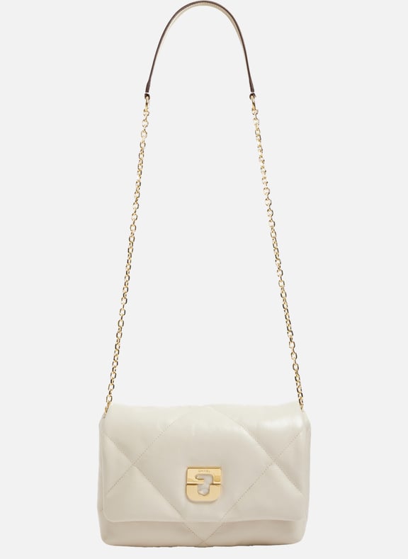 Sac porté travers en cuir matelassé - le fanny Beige by GERARD DAREL GERARD DAREL Sac porté travers en cuir matelassé - le fanny Beige