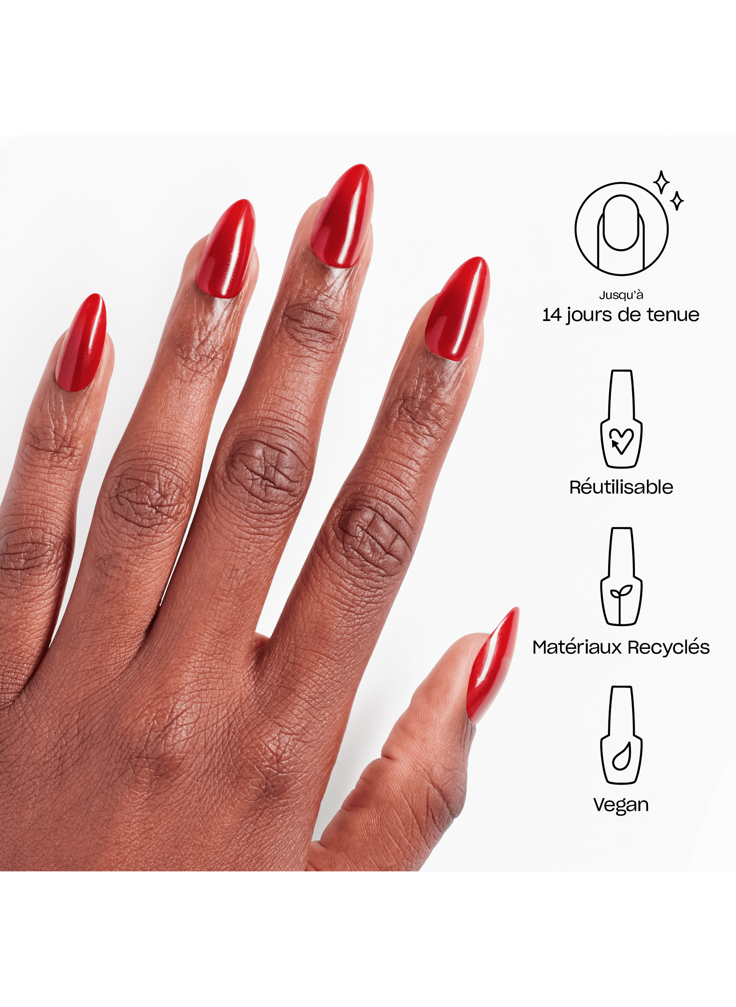 Totally Ozmopolitan - Reusable Fake Nails OPI No color