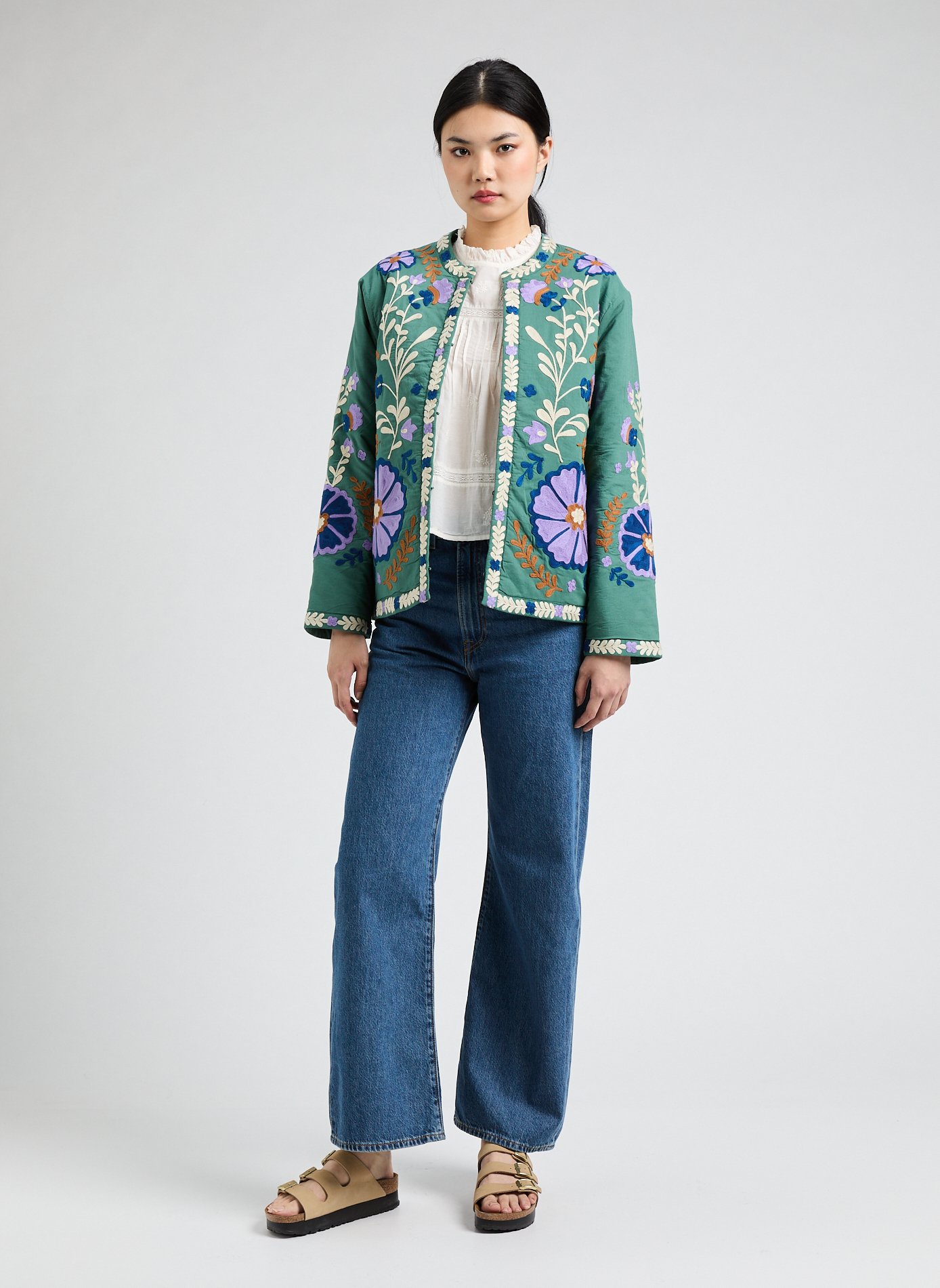 Veste Nelie à motif  LOUISE MISHA Vert