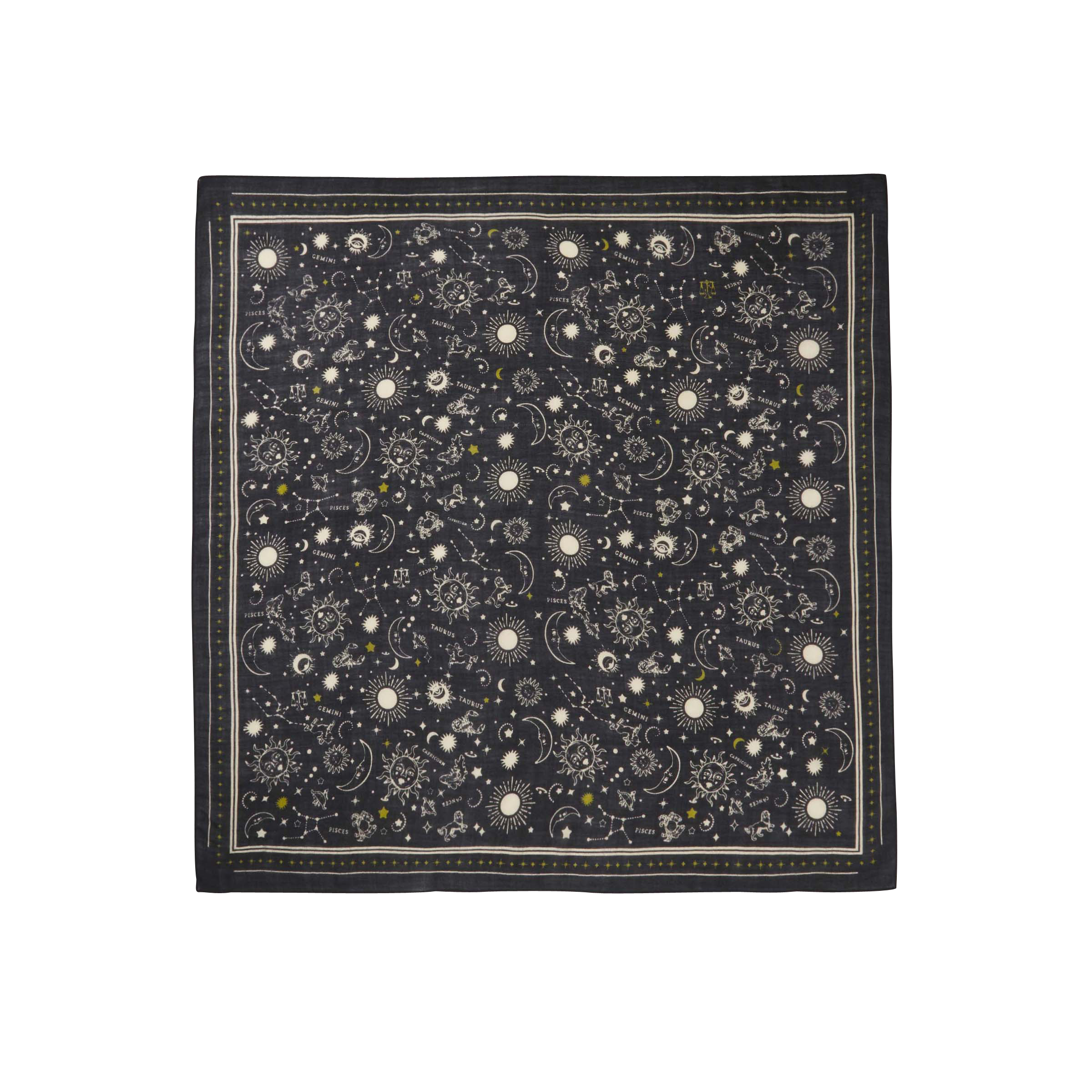 Foulard en laine madeleine BILLYBELT Noir