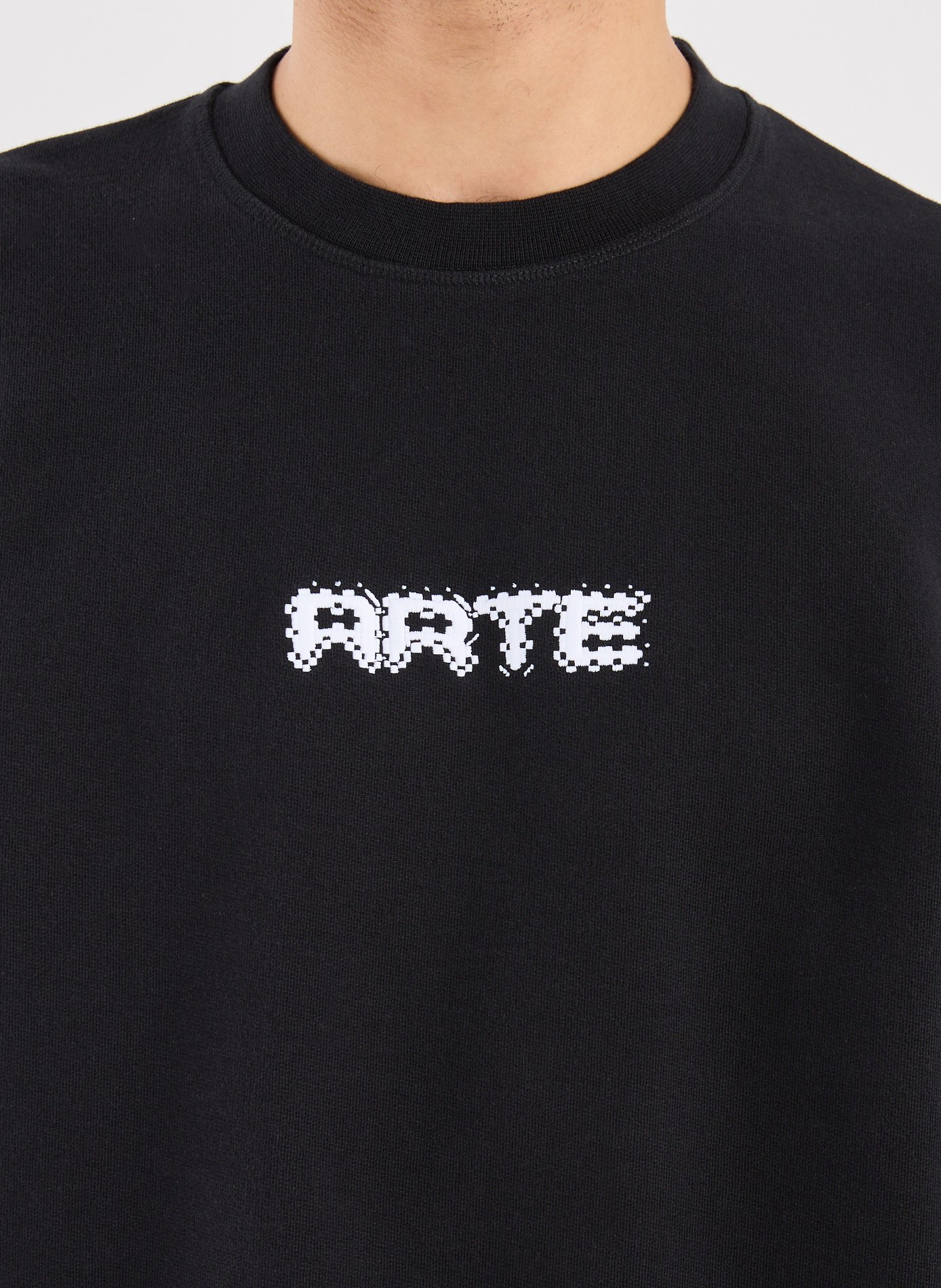 Sweat brodé en coton ARTE ANTWERP Noir