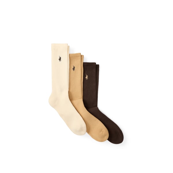 Lot de trois chaussettes en coton mélangé Lot de trois chaussettes en coton mélangé