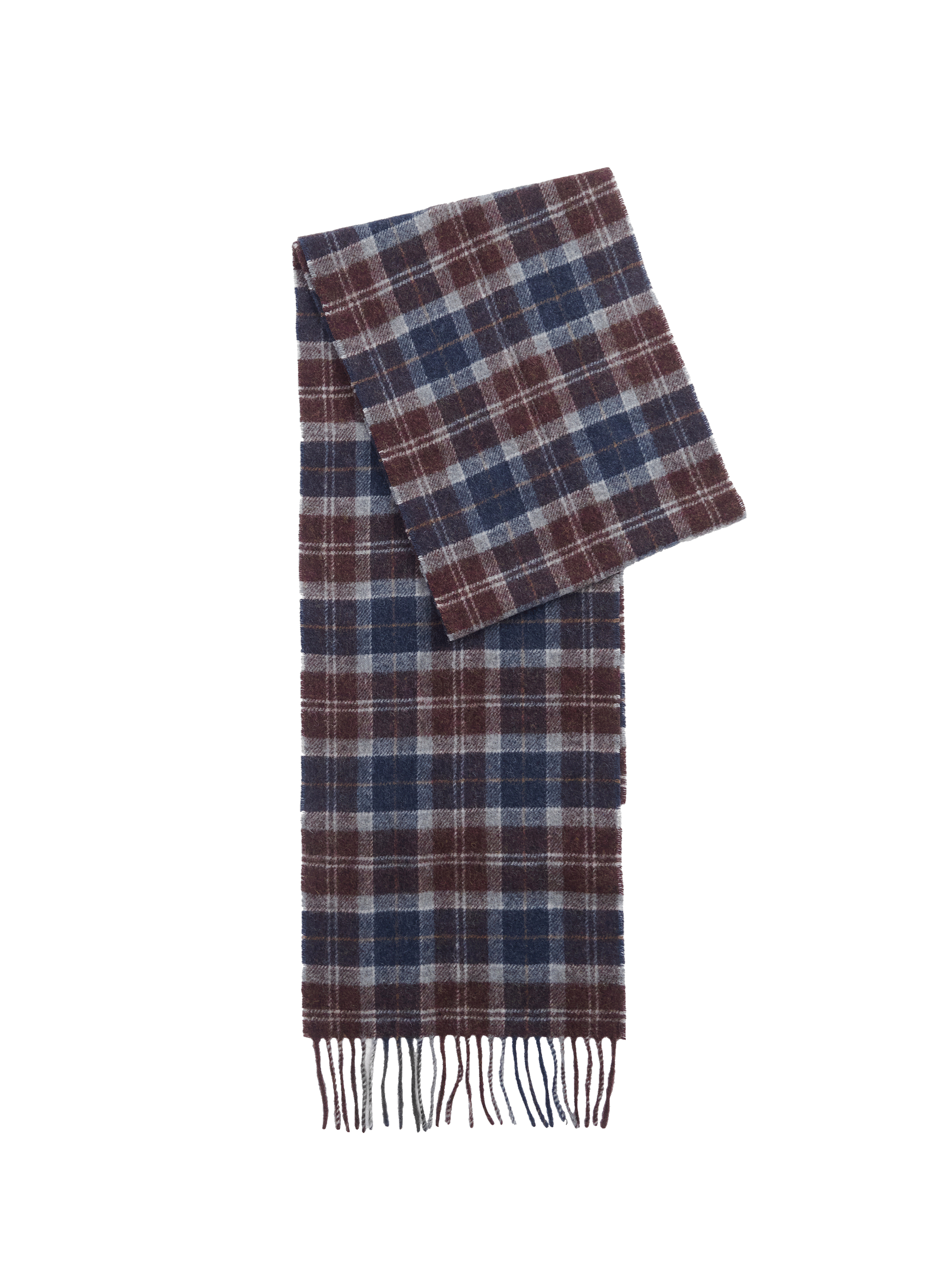 BARBOUR Tartan wool scarf  Multicolour