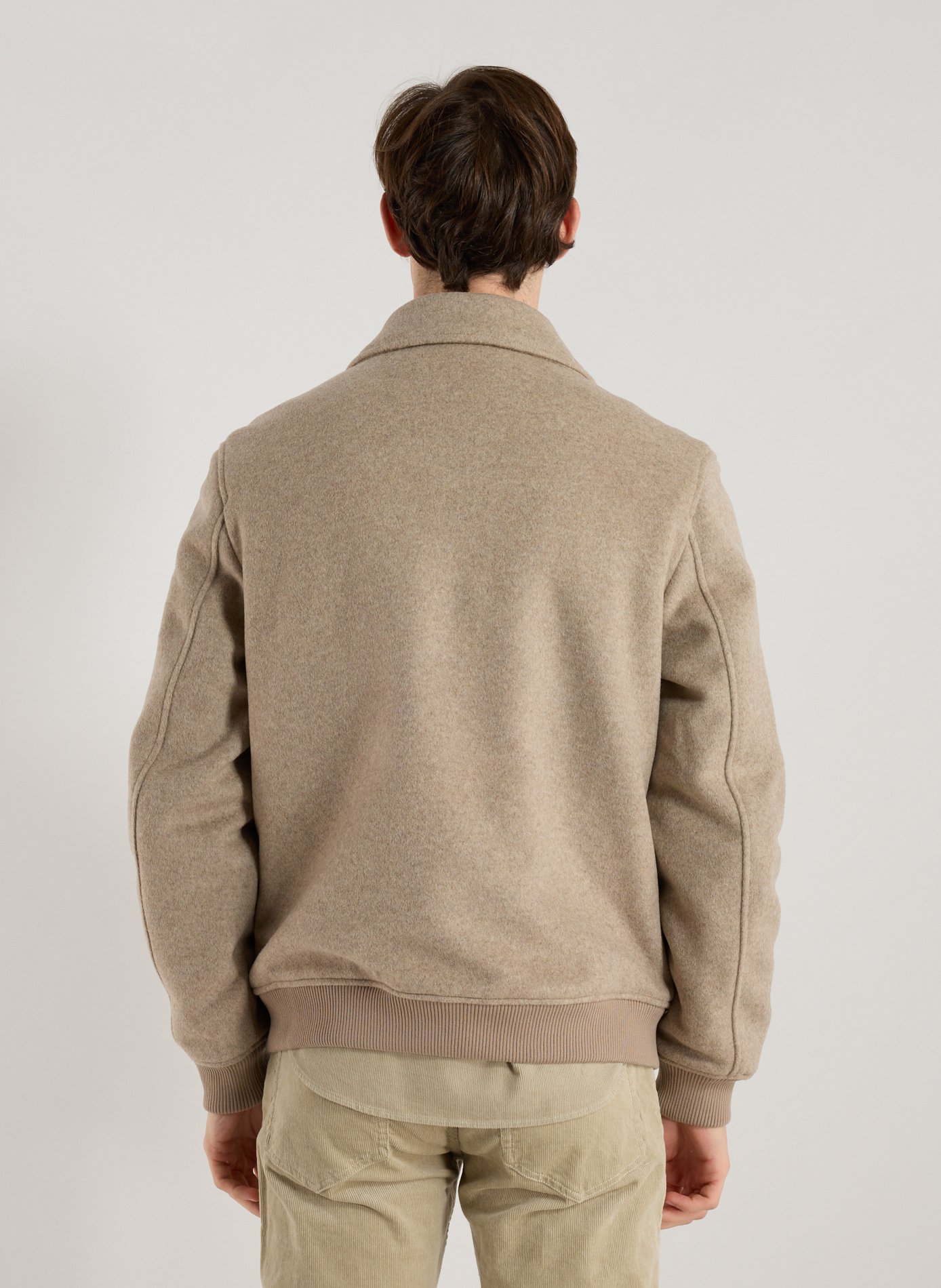 Straight jacket with classic collar GUESS Brown