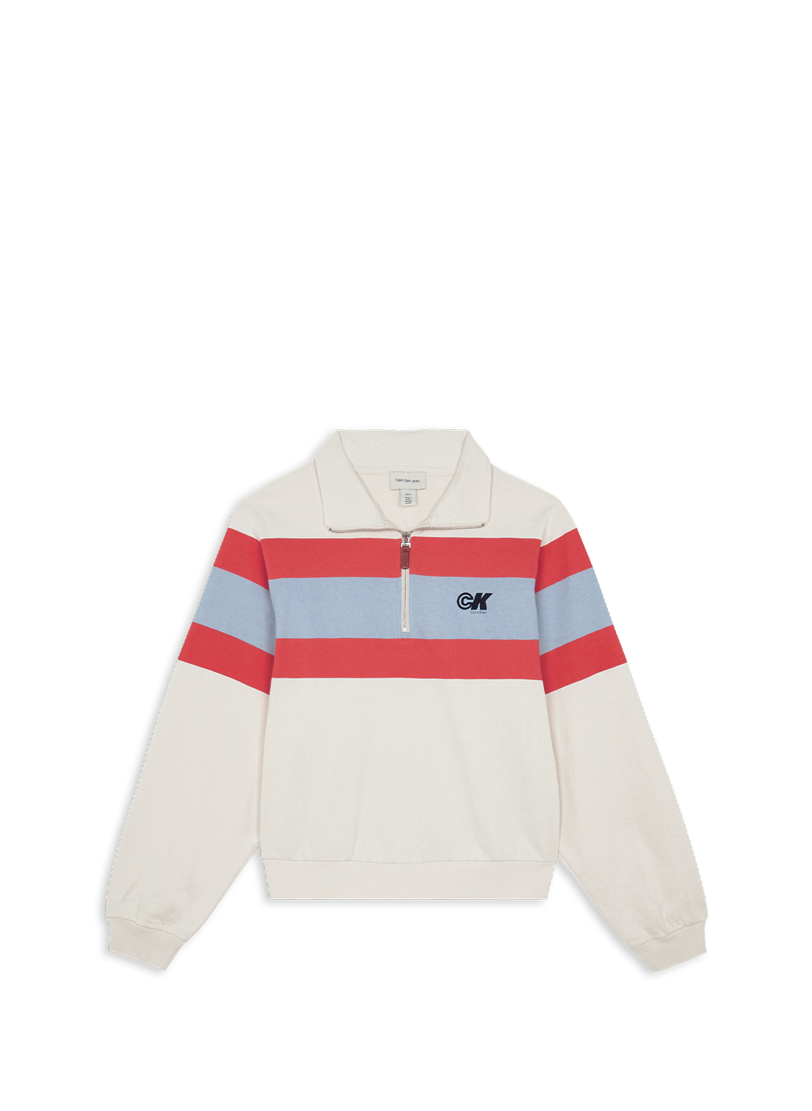 Striped cotton sweatshirt CALVIN KLEIN Multicolour