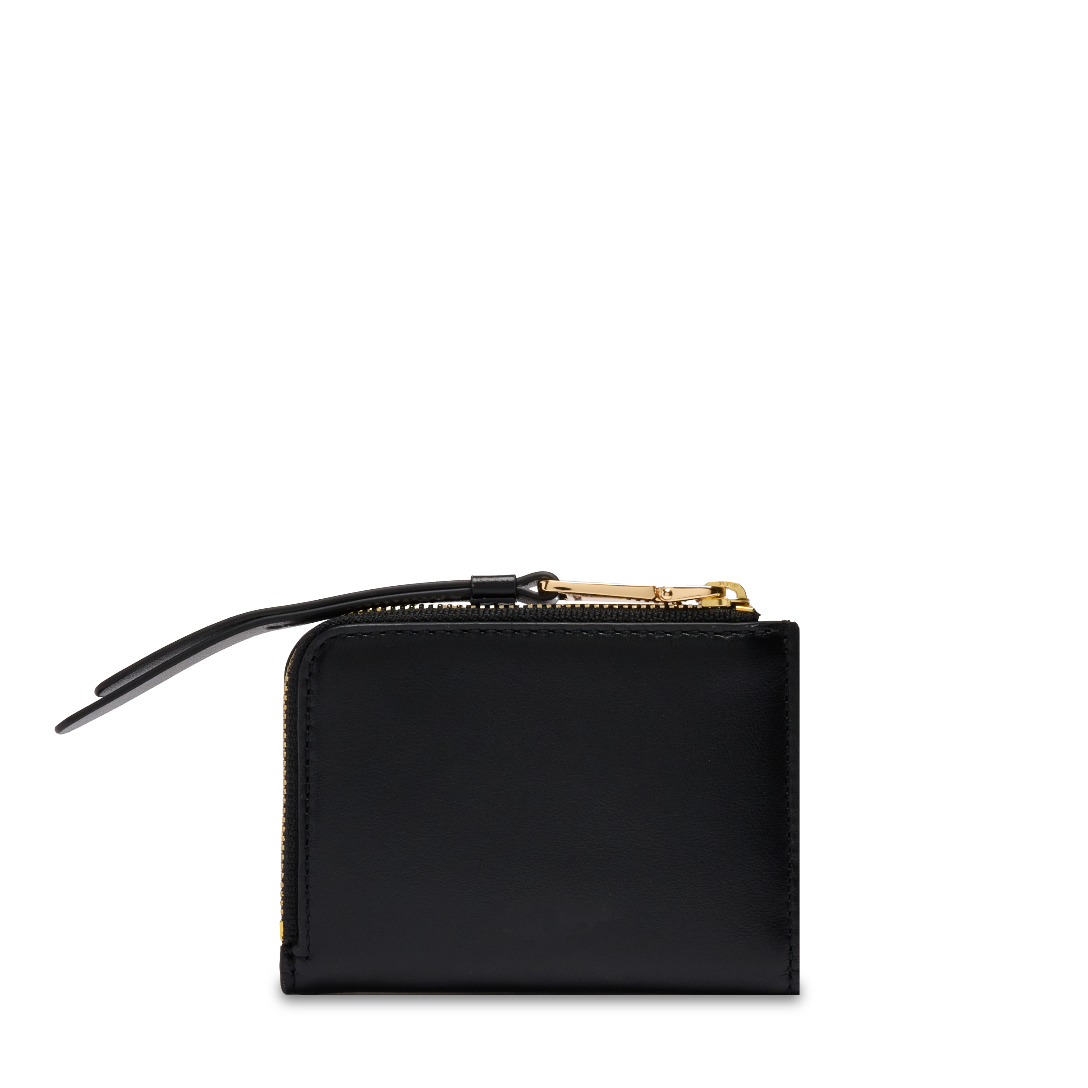 Mini portefeuille zippé origami de lancel en cuir LANCEL Noir