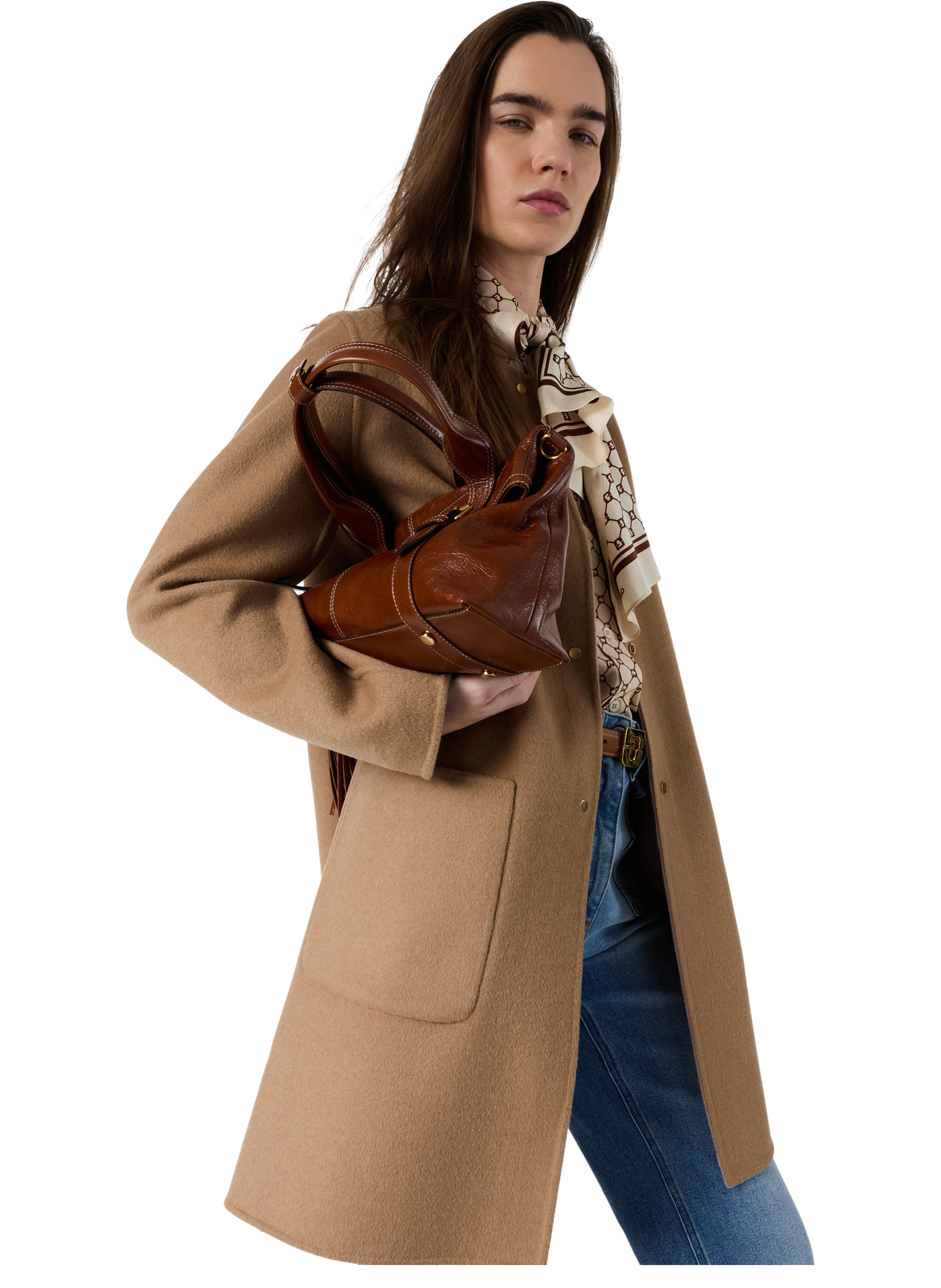 Manteau réversible en laine fine - precilia GERARD DAREL Rose