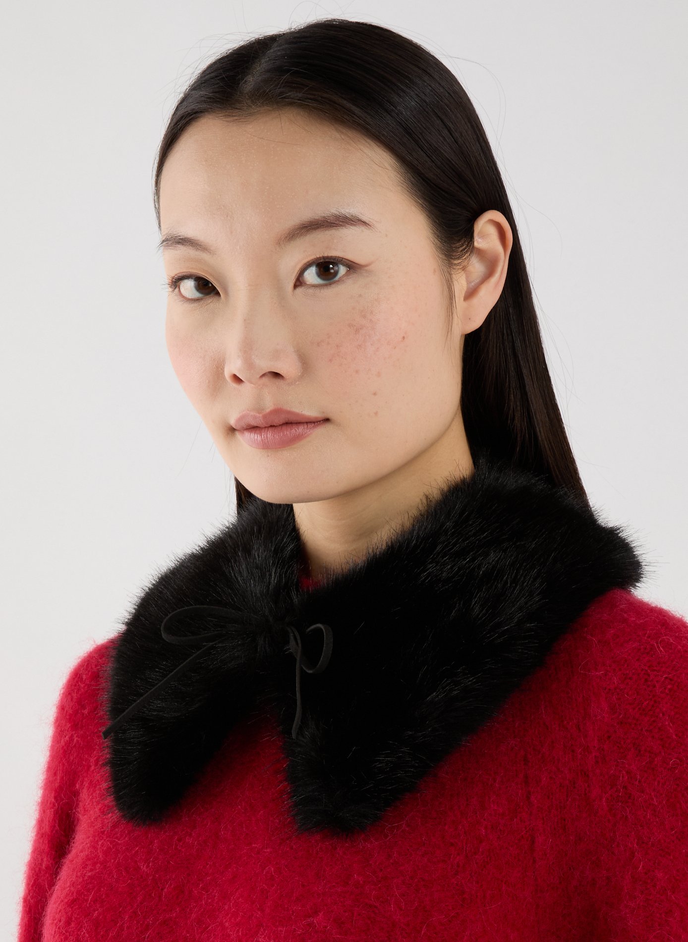 Col Cowie en laine mélangée BY MALENE BIRGER Noir