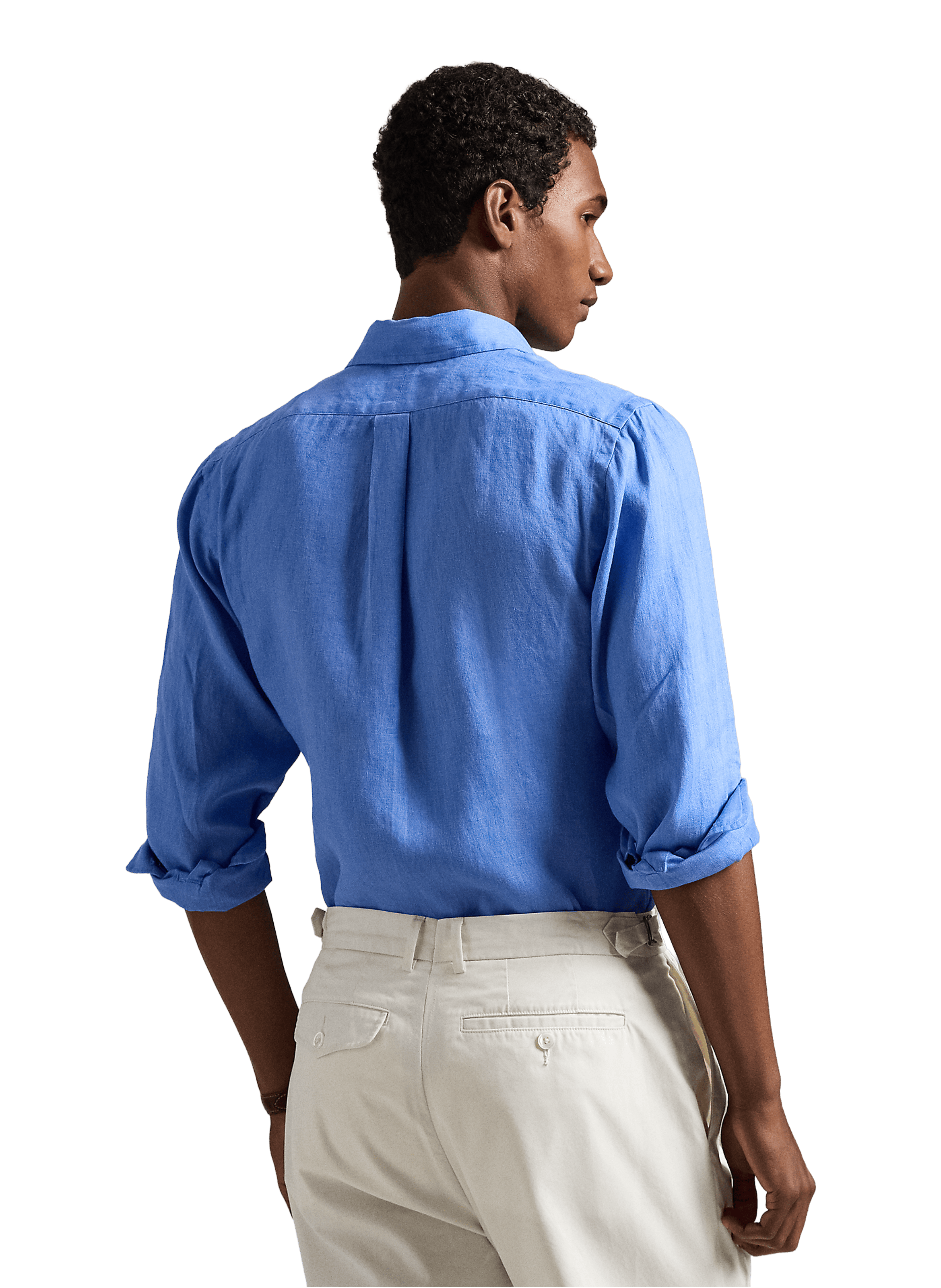 Chemise en lin POLO RALPH LAUREN Bleu