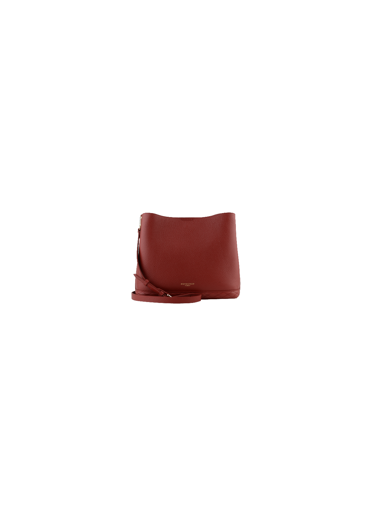Manhattan | sac besace pm en cuir de vachette POURCHET Rouge