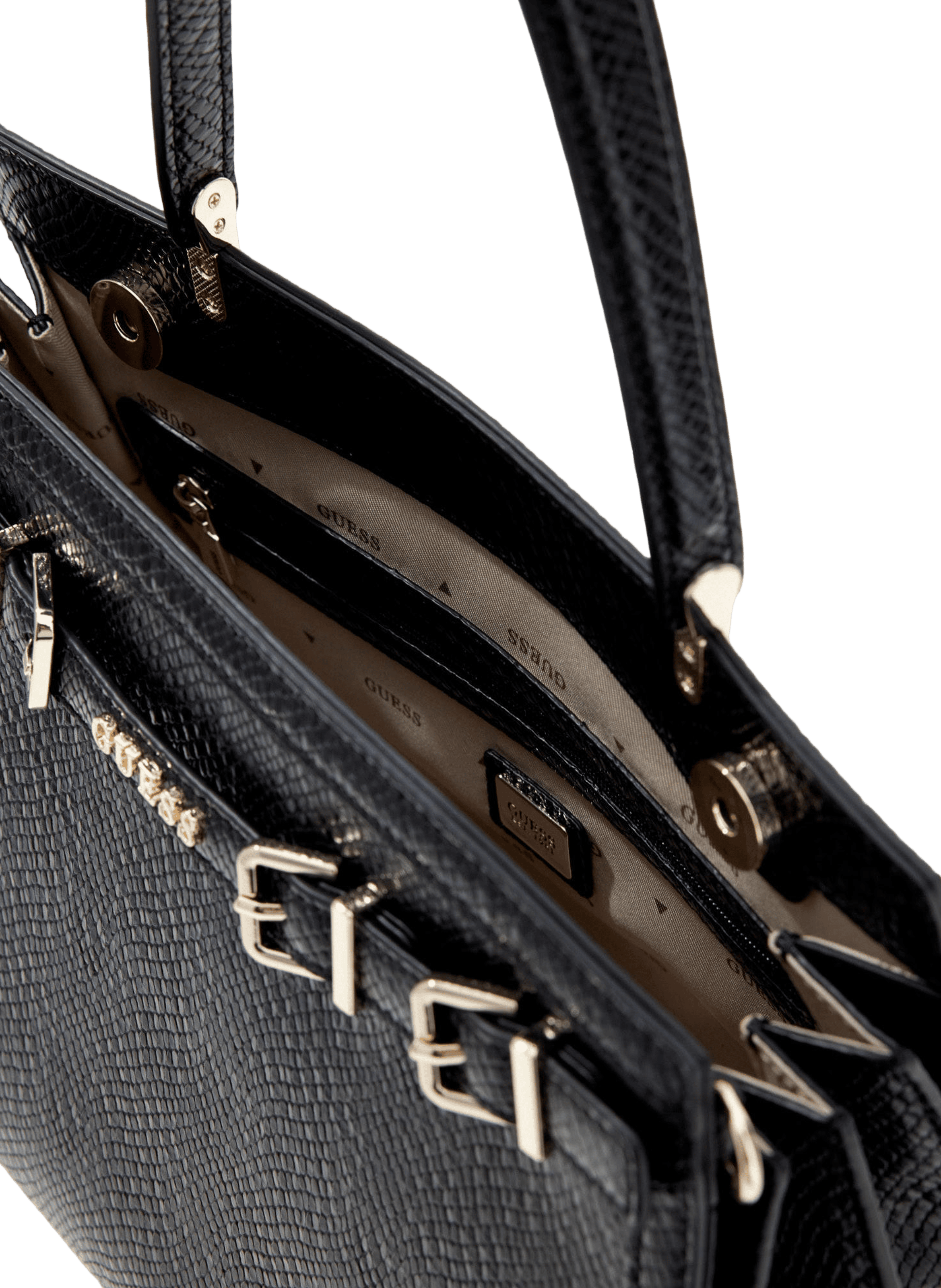 Borsa a tracolla Dovie con tracolla rimovibile GUESS Nero