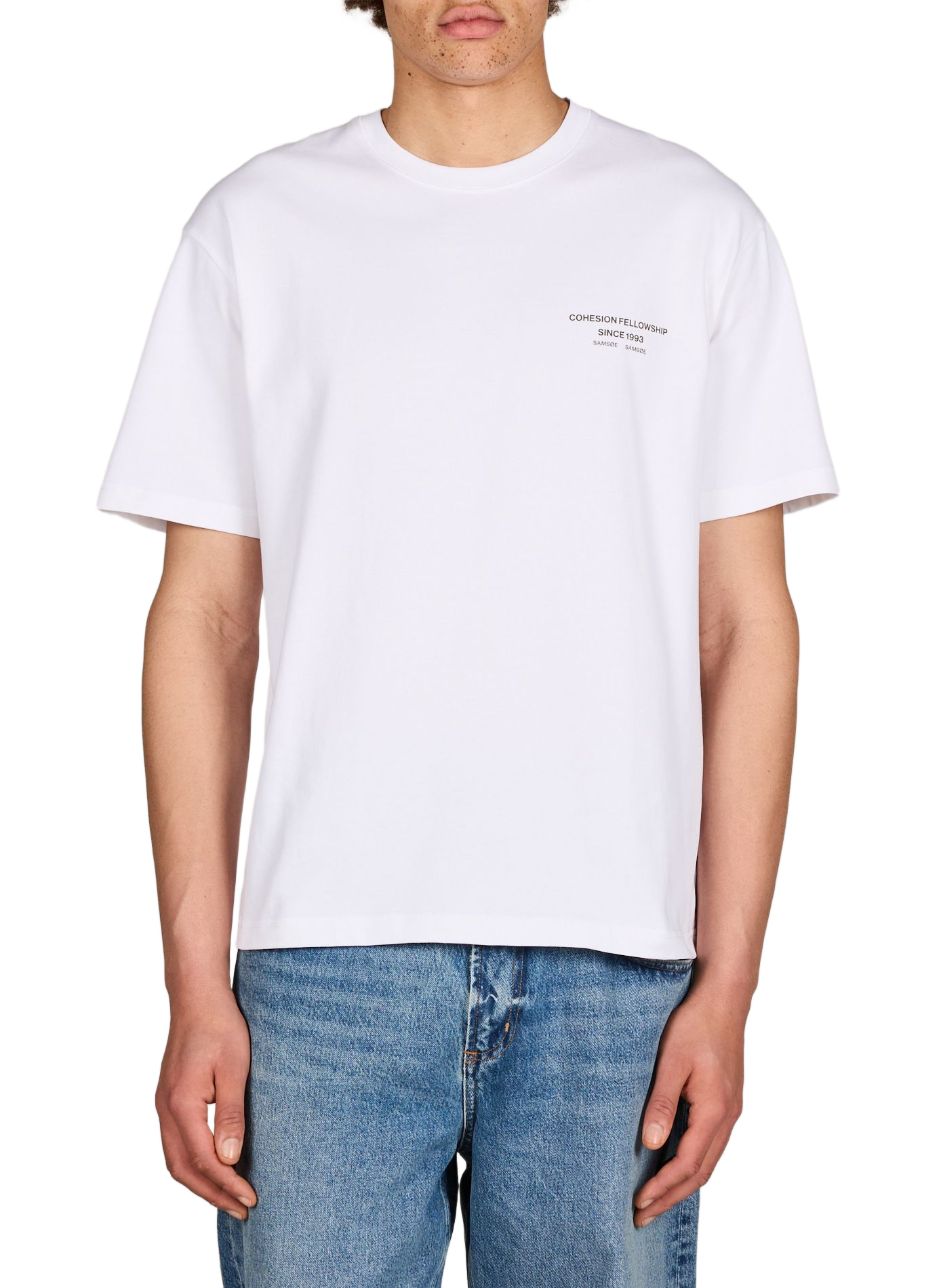 Bedrukt T-shirt van biologisch katoen SAMSOE SAMSOE Groen