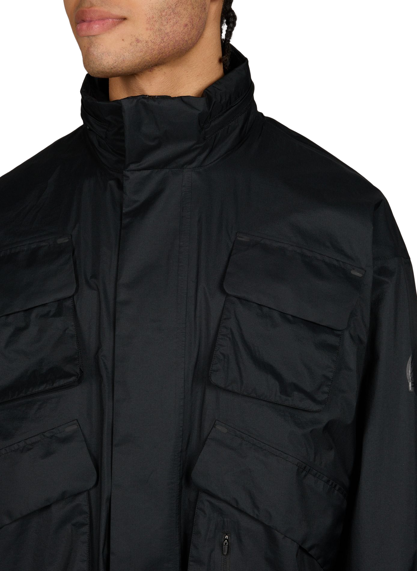 Parka droite col montant SAVE THE DUCK Noir