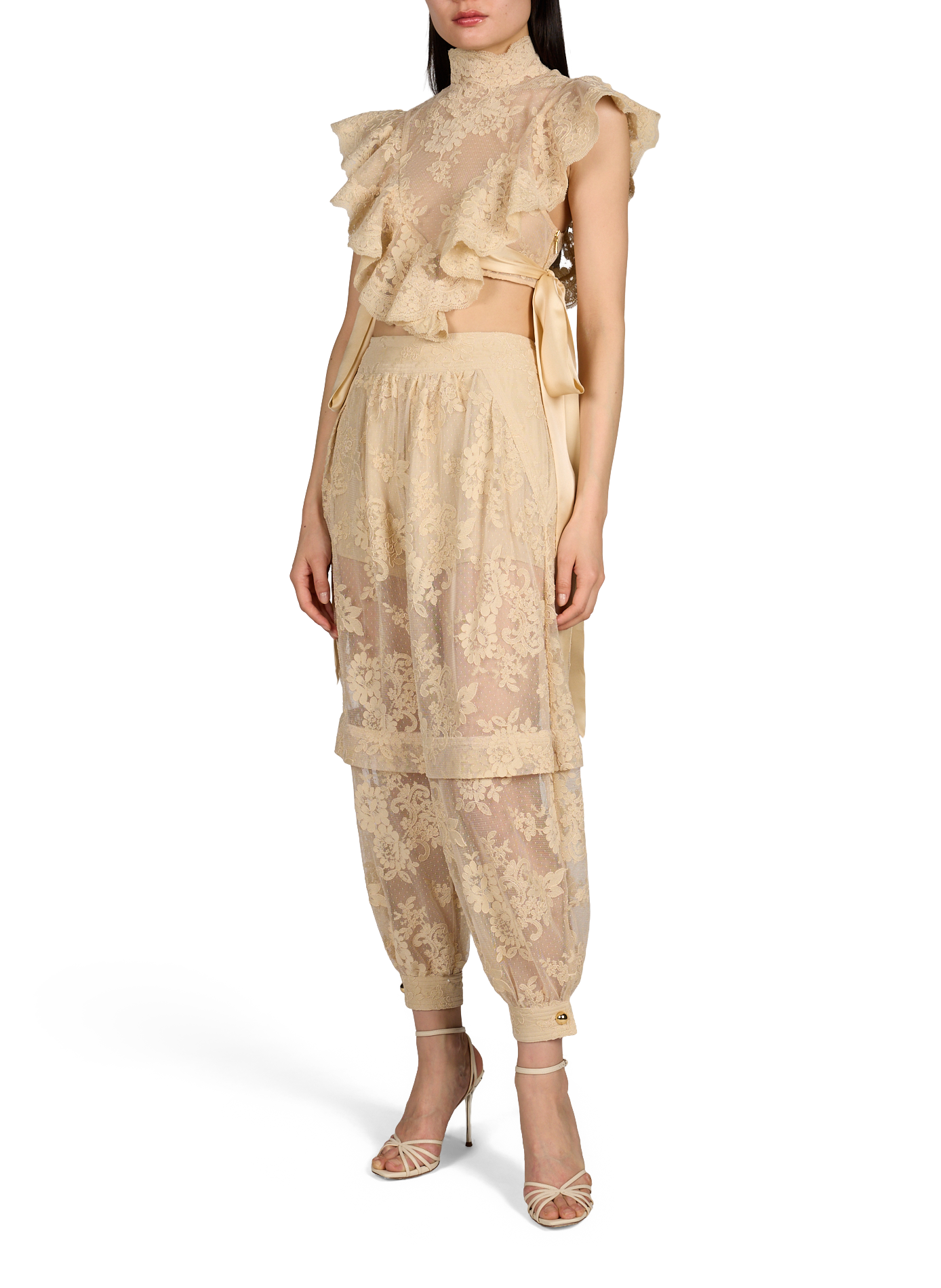 Corsage en dentelle Luna ZIMMERMANN Blanc