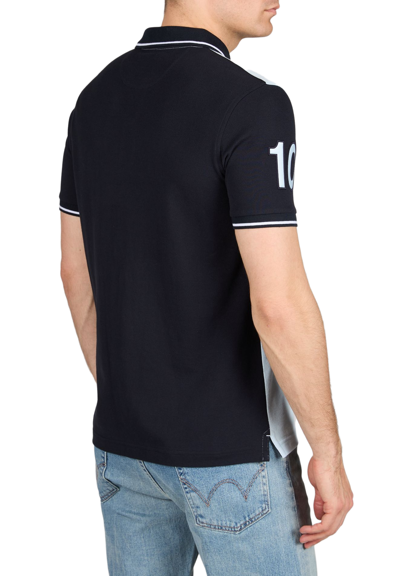 Cotton polo shirt EDEN PARK Blue