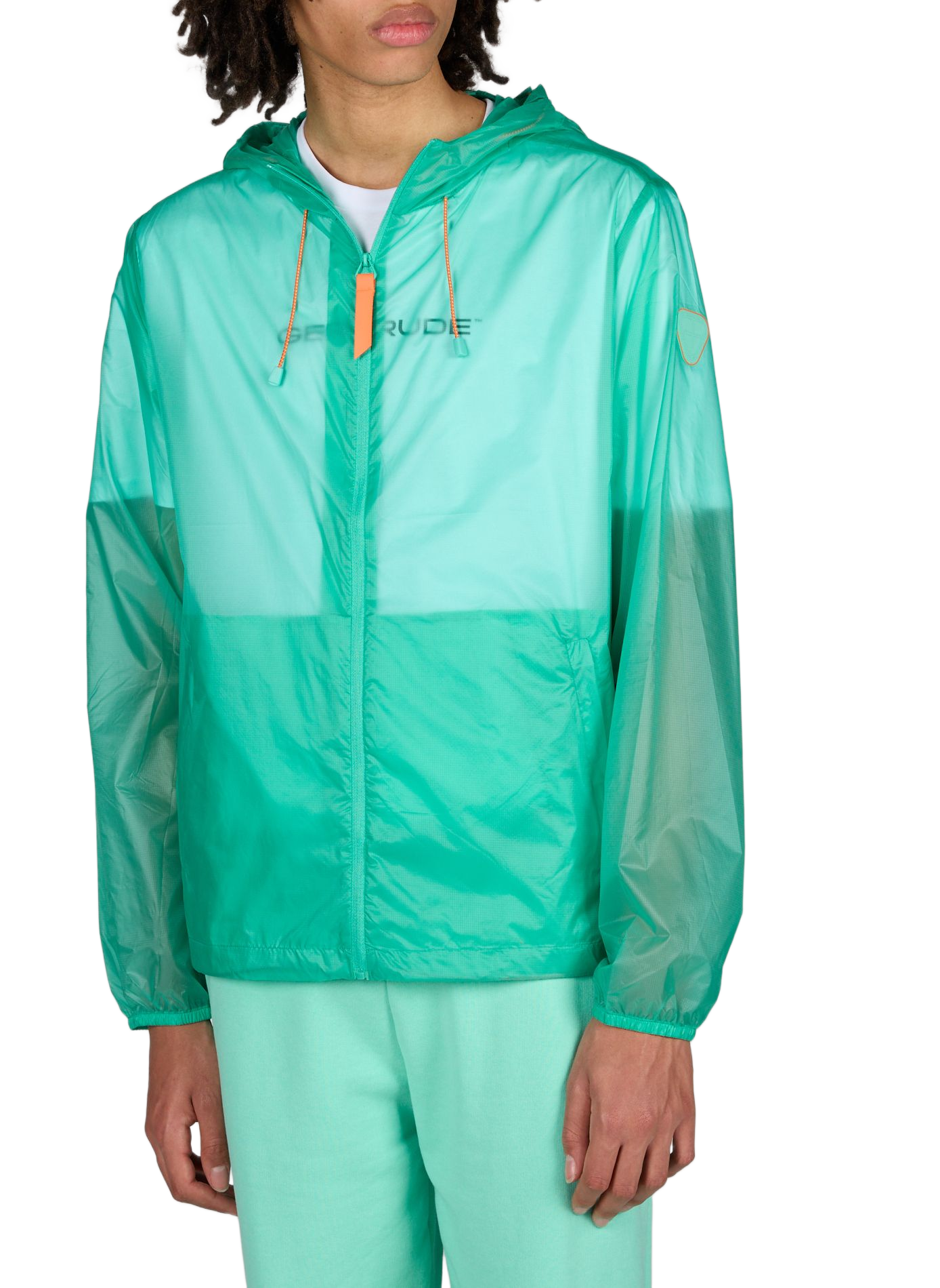 Light Milano windbreaker jacket GERTRUDE ET GASTON Green