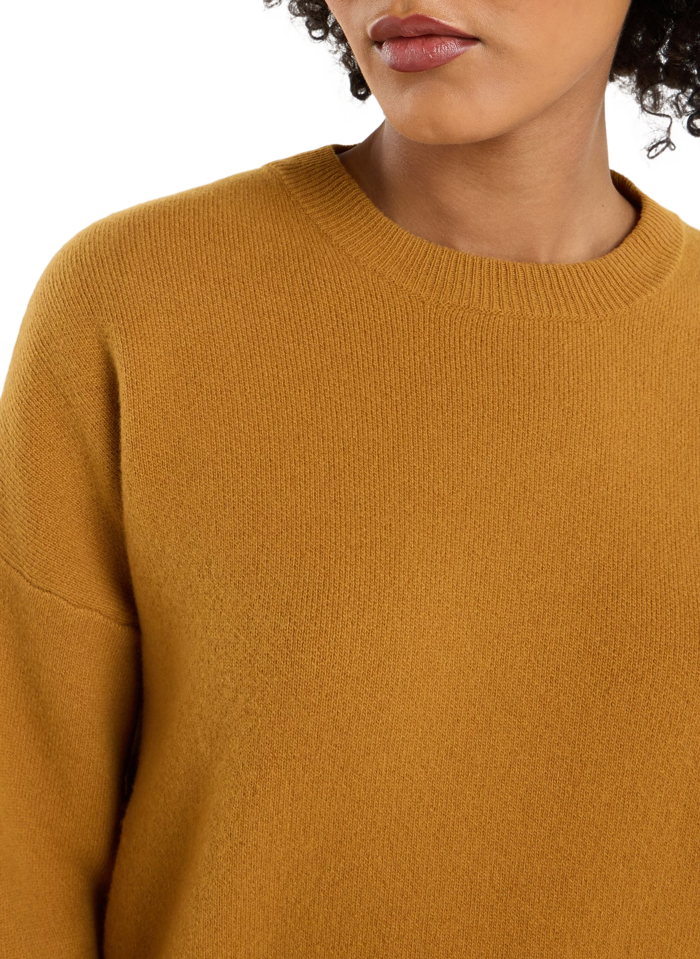 Round neck wool sweater by Brandi SAISON 1865 Yellow